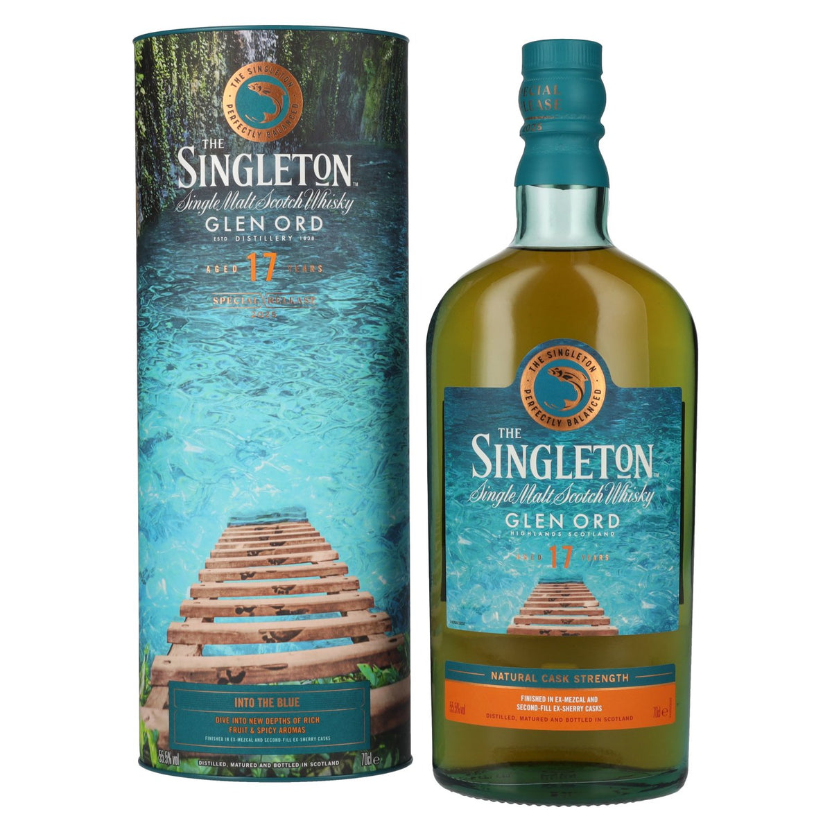 The Singleton 17 Years Old Glen Ord INTO THE BLUE Single Malt Special Release 2025 55.5% Vol. 0.7L in Gift Box