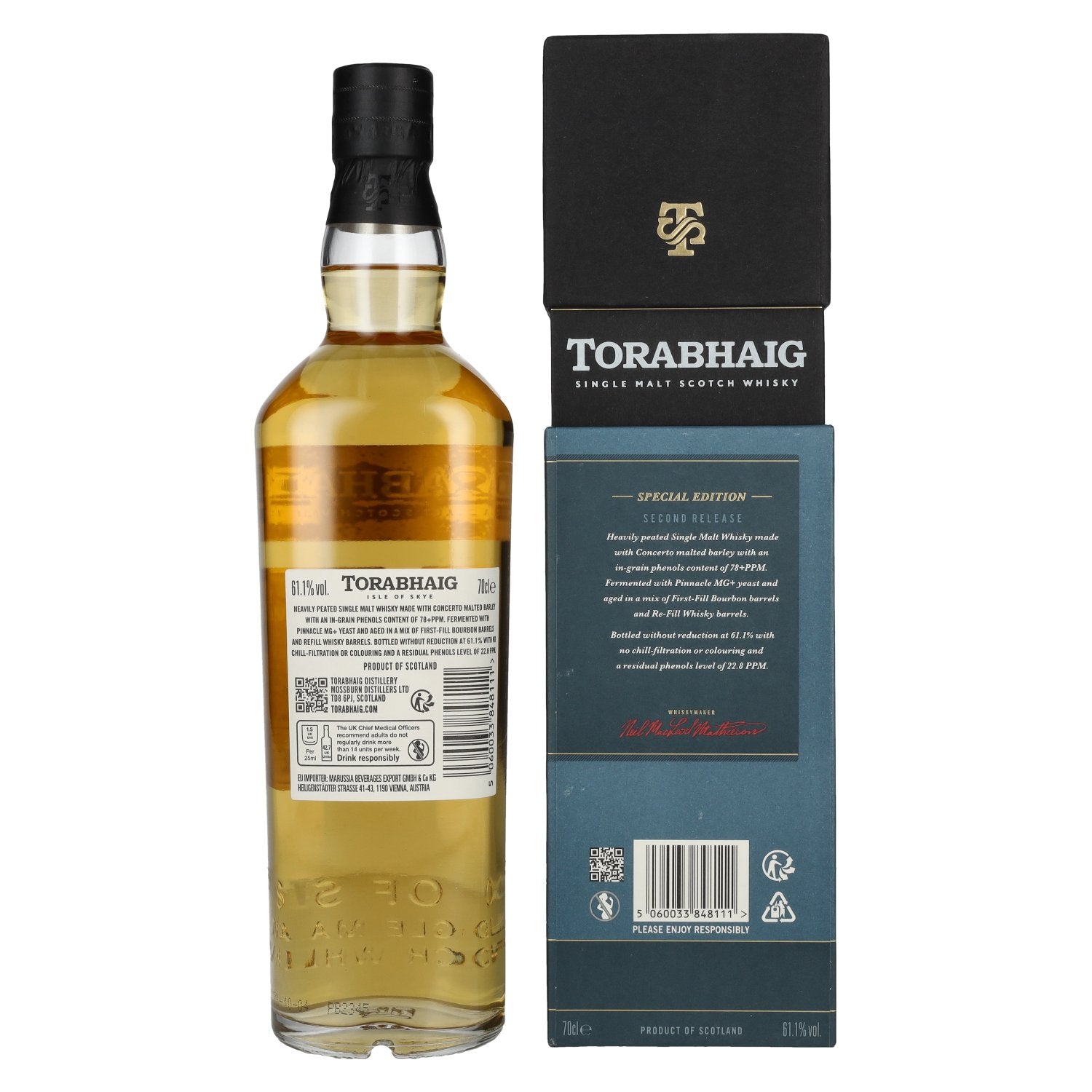 Torabhaig ALLT GLEANN The Legacy Series BATCH STRENGTH Single Malt 61,1% Vol. 0,7l in Geschenkbox