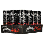 Jack Daniel's No. 7 Whisky &amp; Coca Cola 5% ABV, 12 x 0.33 l tins (deposit)