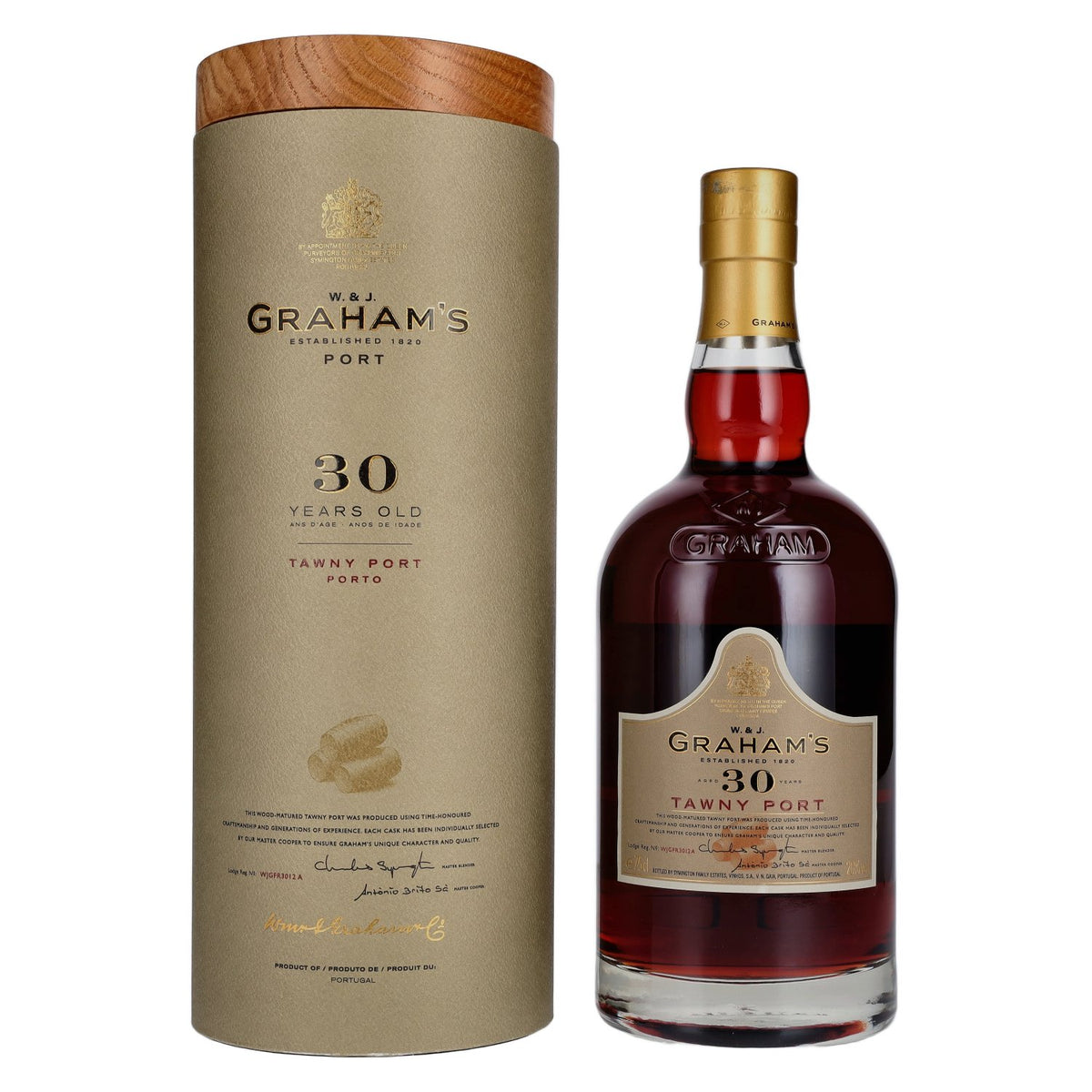 W. & J. Graham's Tawny Port 30 Years Old 20% Vol. 0,75l in Geschenkbox