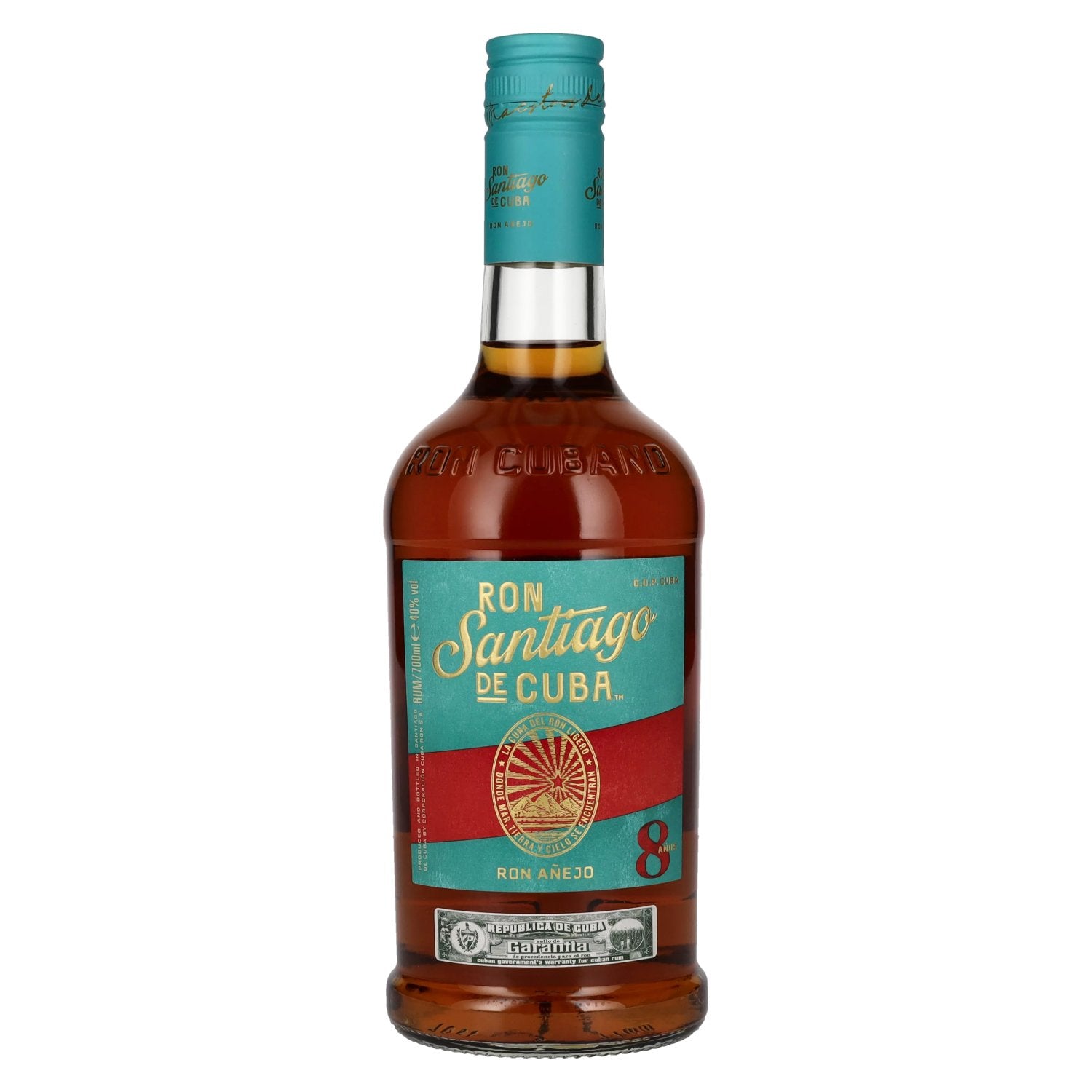 Ron Santiago de Cuba Añejo Rum 8 Years Old 40% Vol. 0.7l