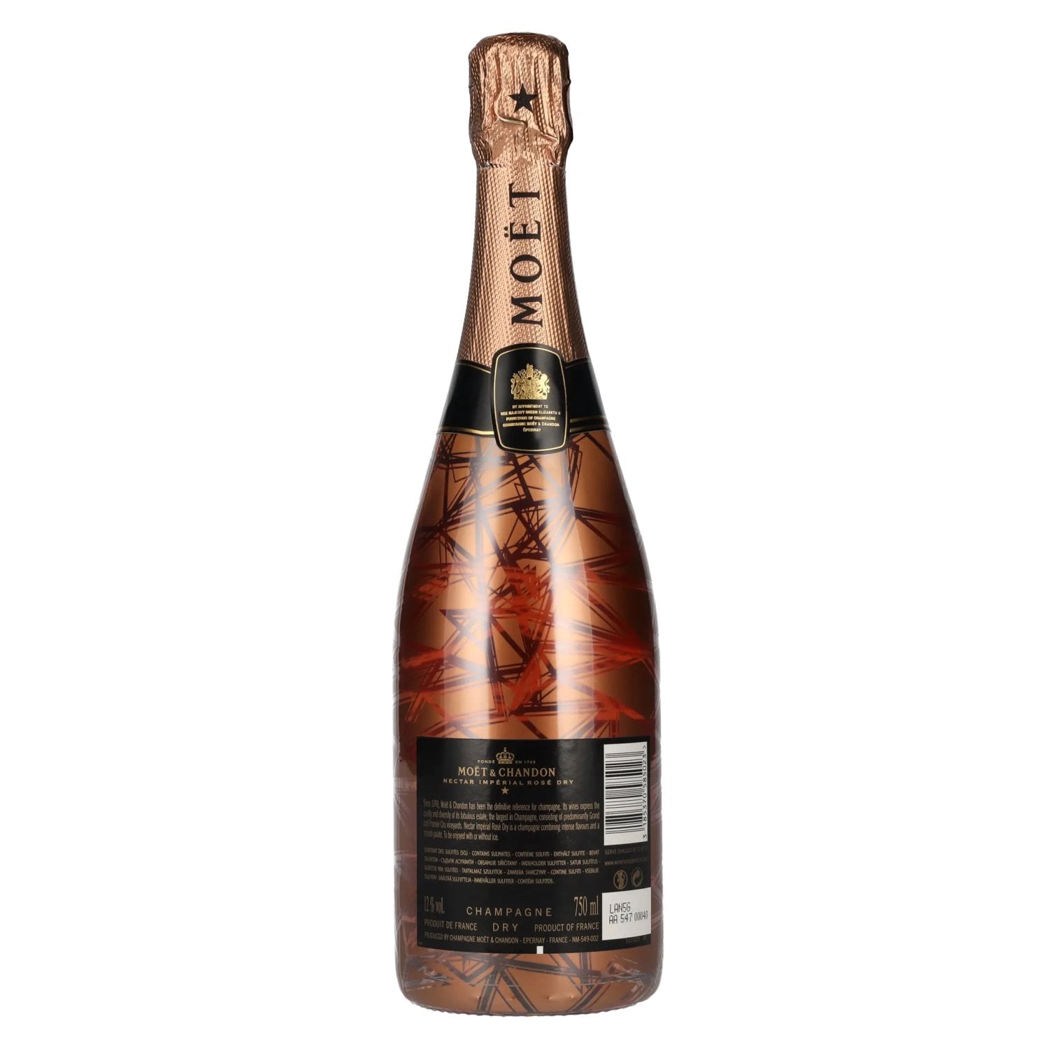 Moët & Chandon Champagne N.I.R. Dry Rosé Sec Luminous Edition 12% Vol. 0,75l