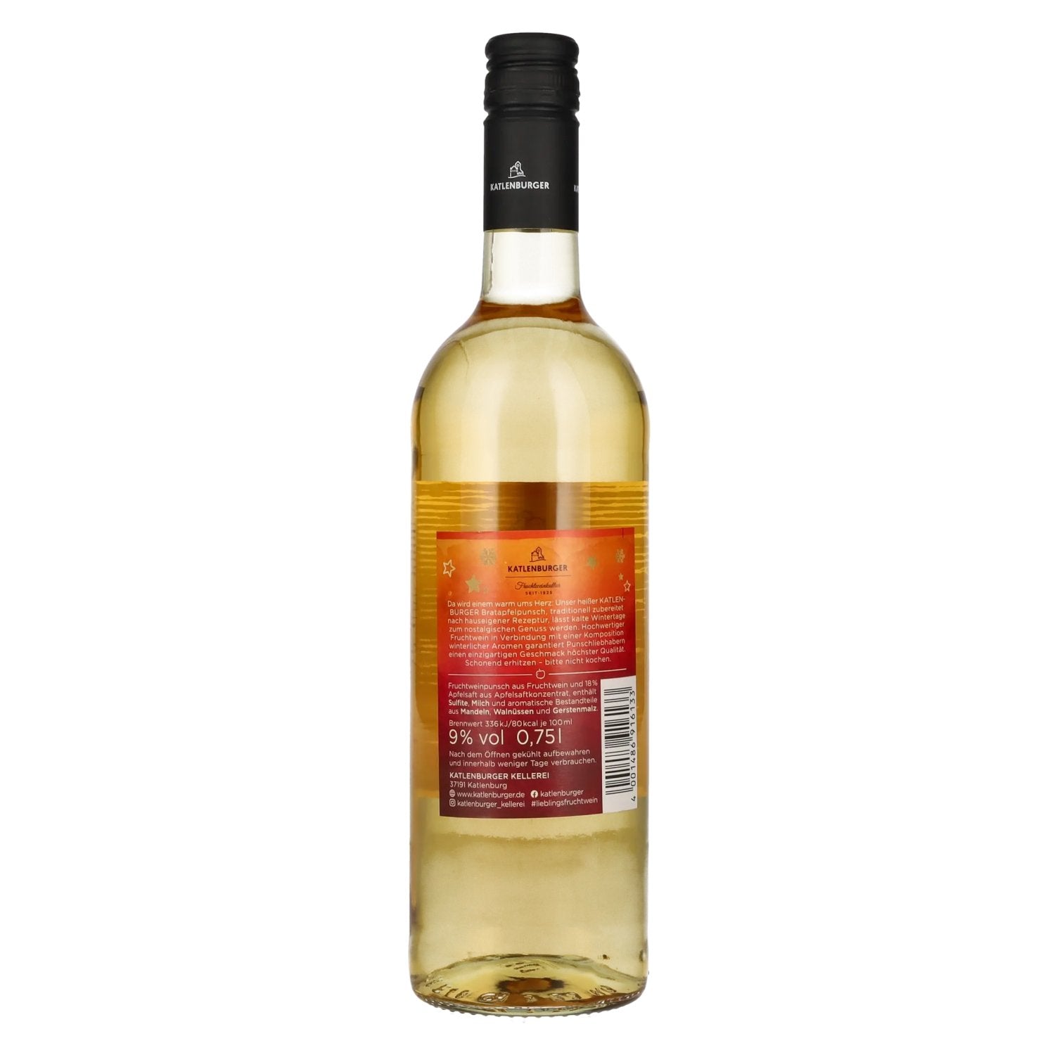 Katlenburger KLASSIKER Heisser Bratapfelpunsch 9% Vol. 0,75l