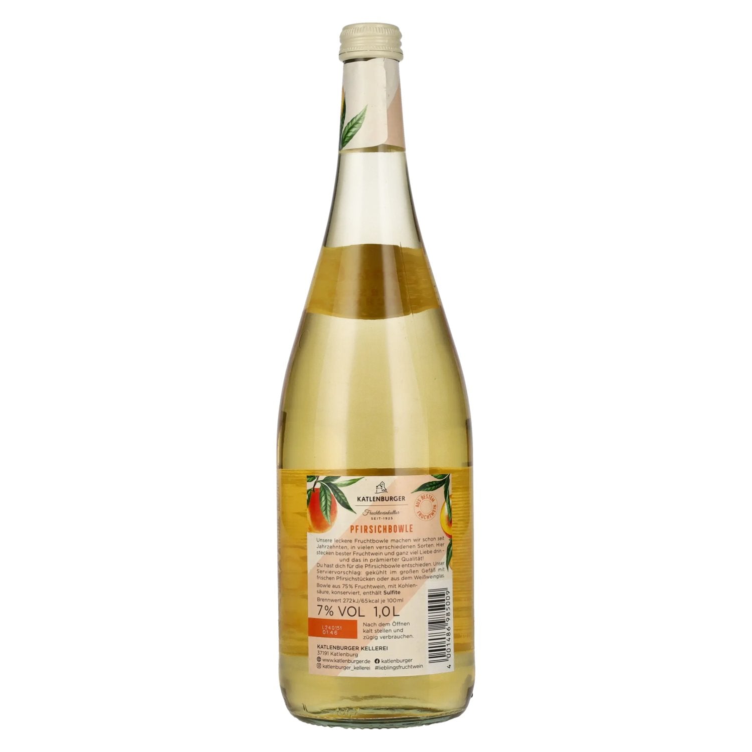 Katlenburger Peach Fruit Punch 7% Vol. 1l