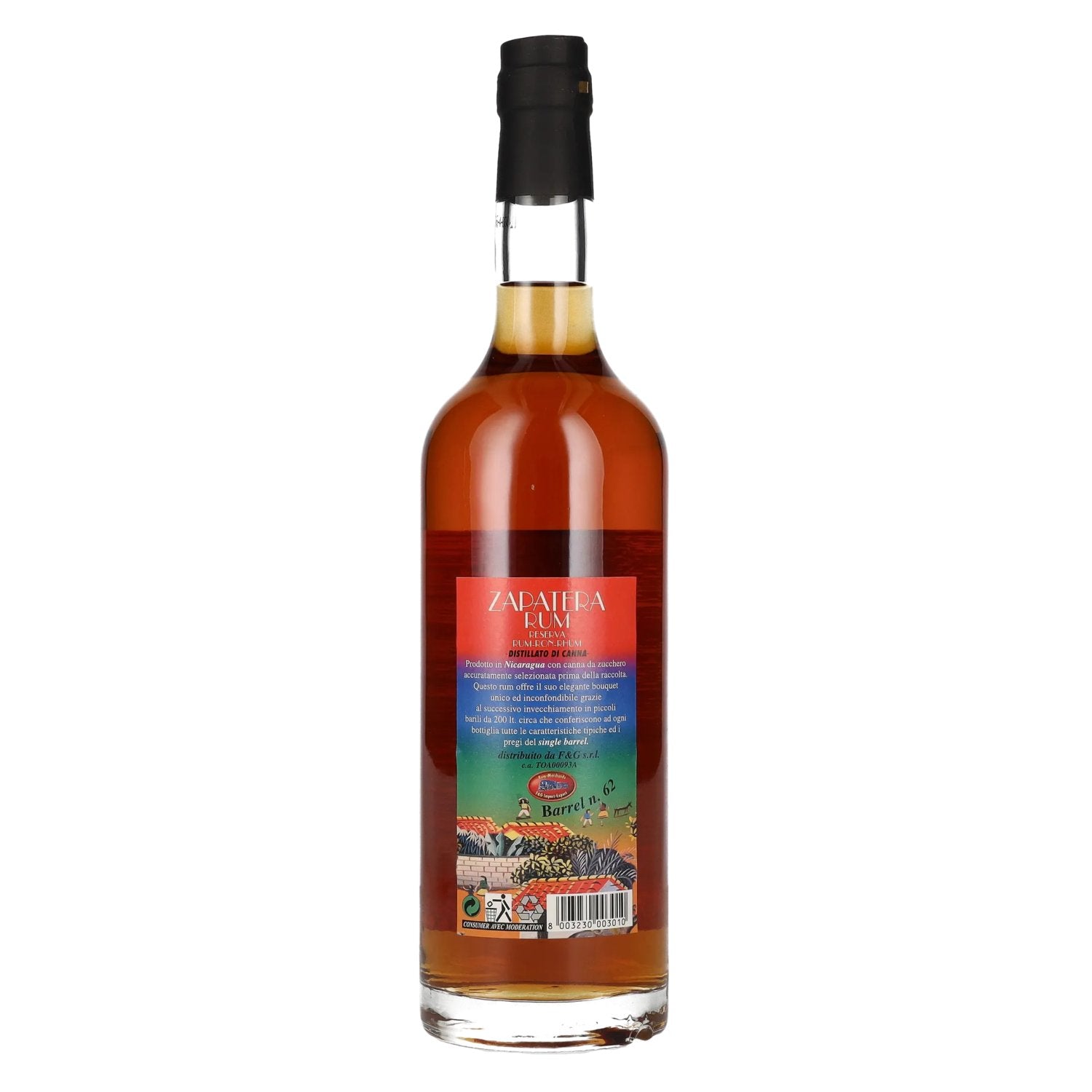 Zapatera Reserva Rum Cask No. 62 Vintage 1996 40% Vol. 0.7l