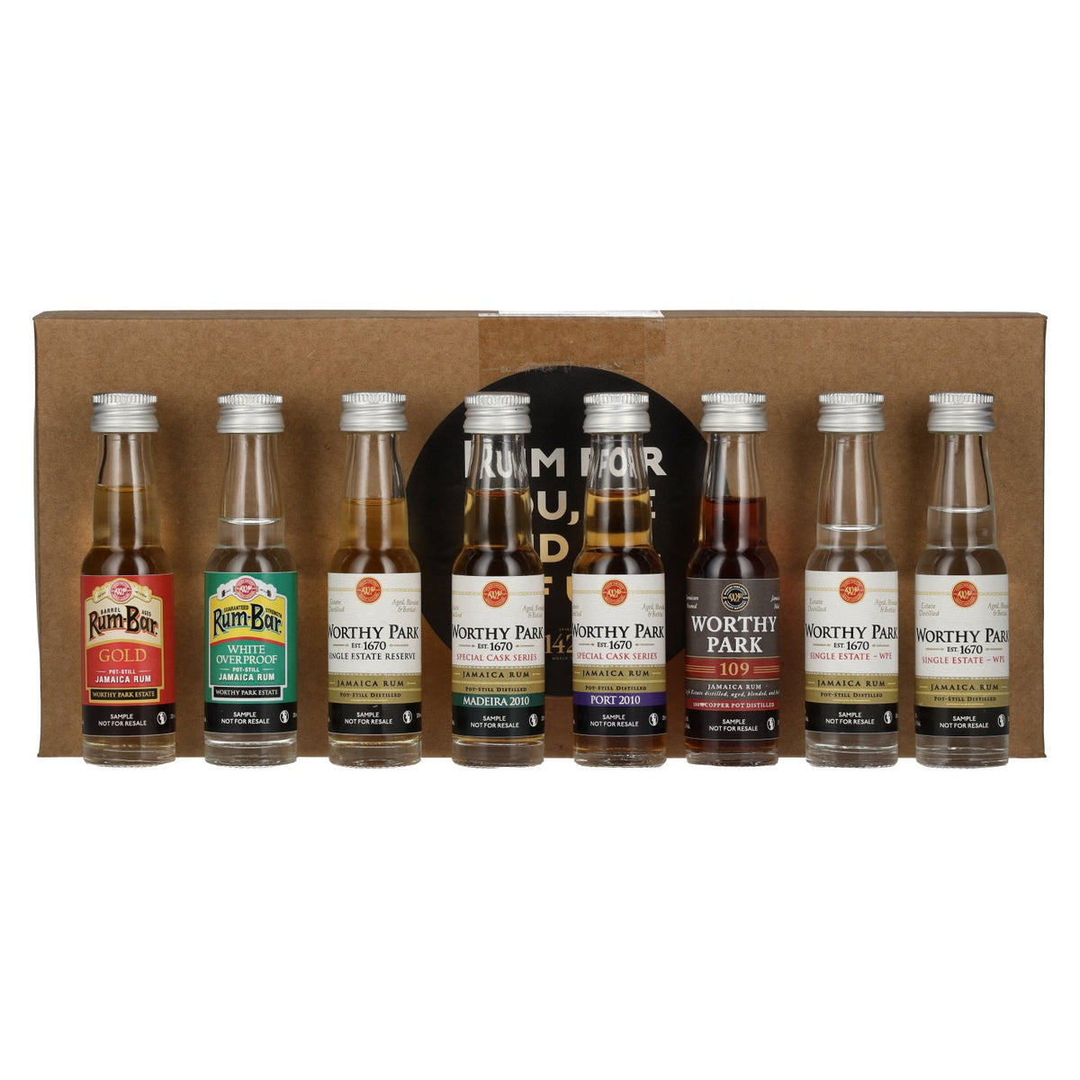 Worthy Park Master Class Tasting Kit 2021 54.1% Vol. 8x0.02l