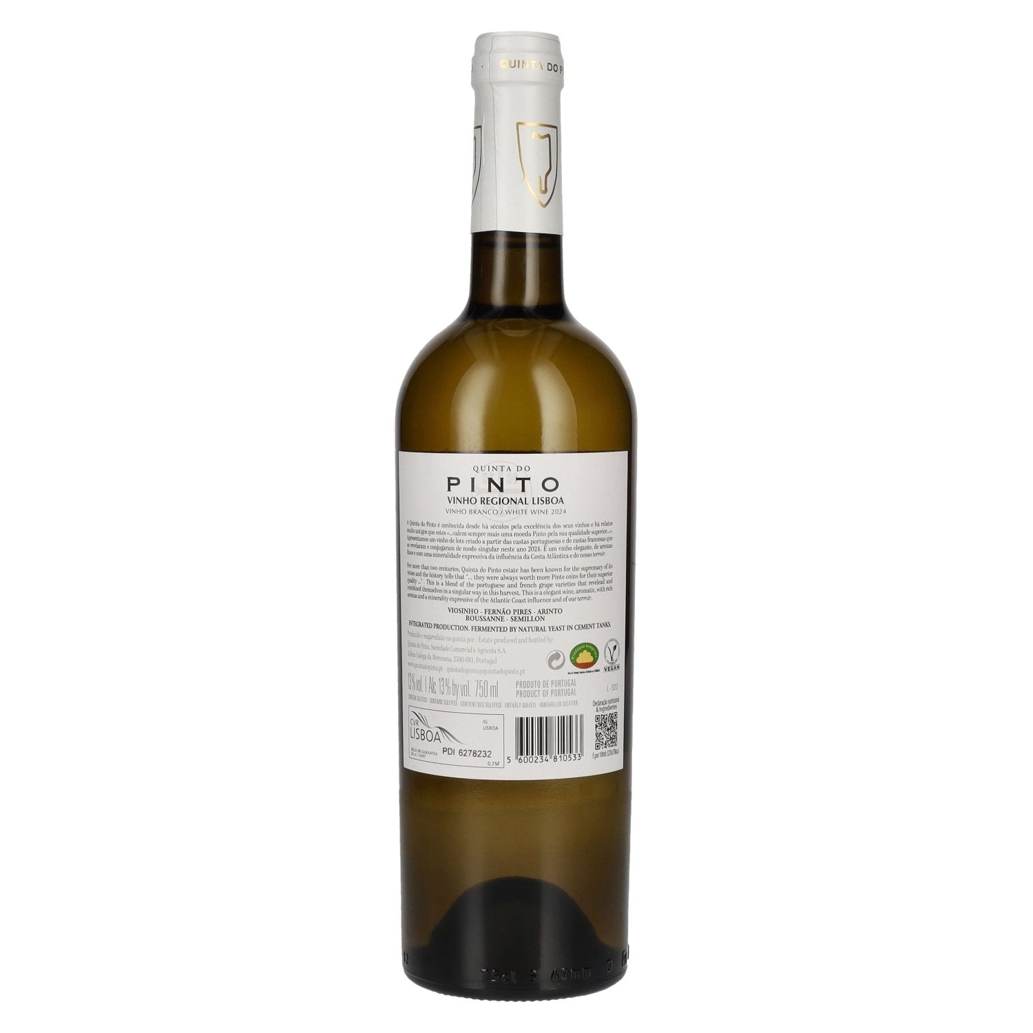Quinta Do Pinto ESTATE COLLECTION White 2024 13% Vol. 0,75l