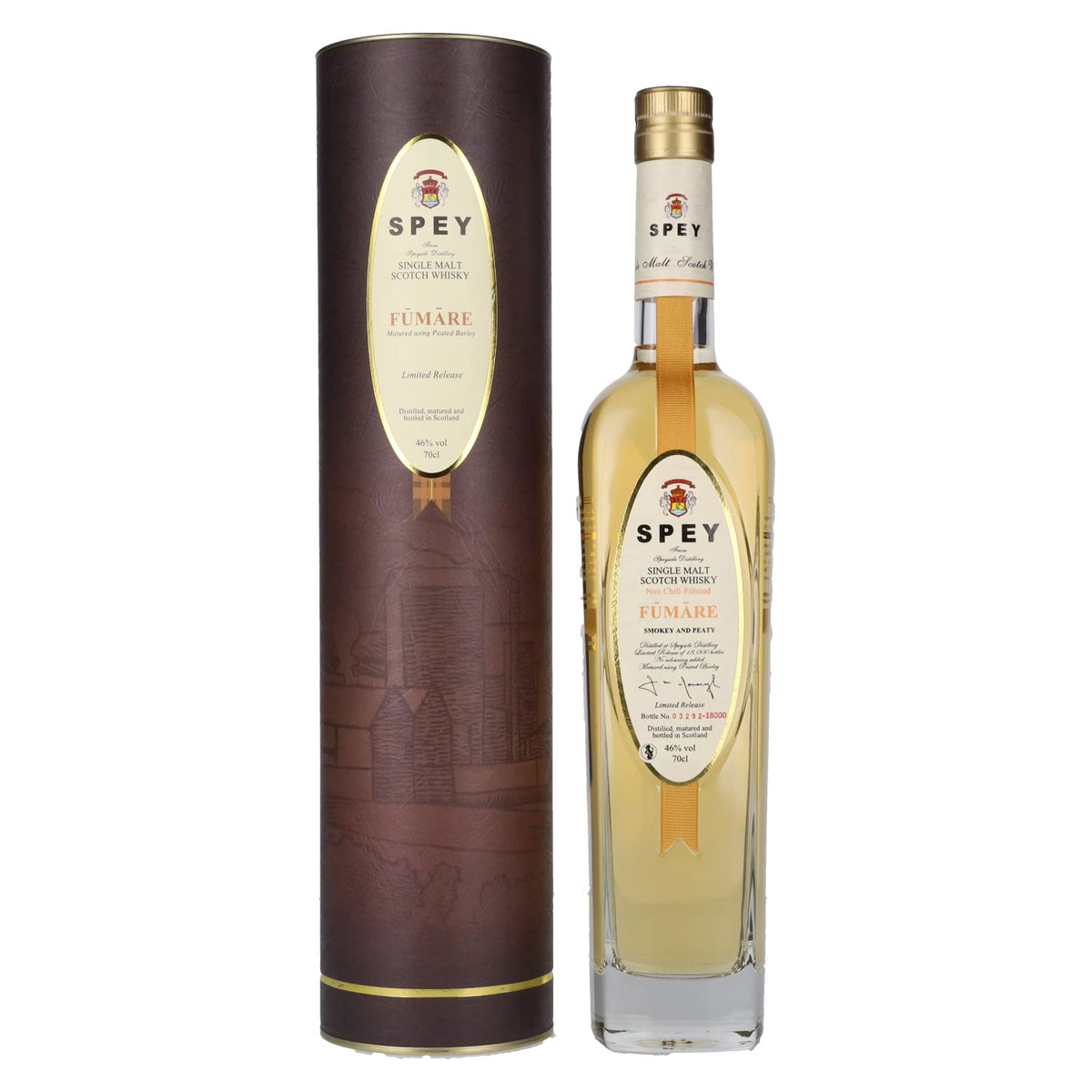 Spey FŨMÃRE Smoky and Peaty Single Malt Scotch Whisky 46% Vol. 0.7l in gift box