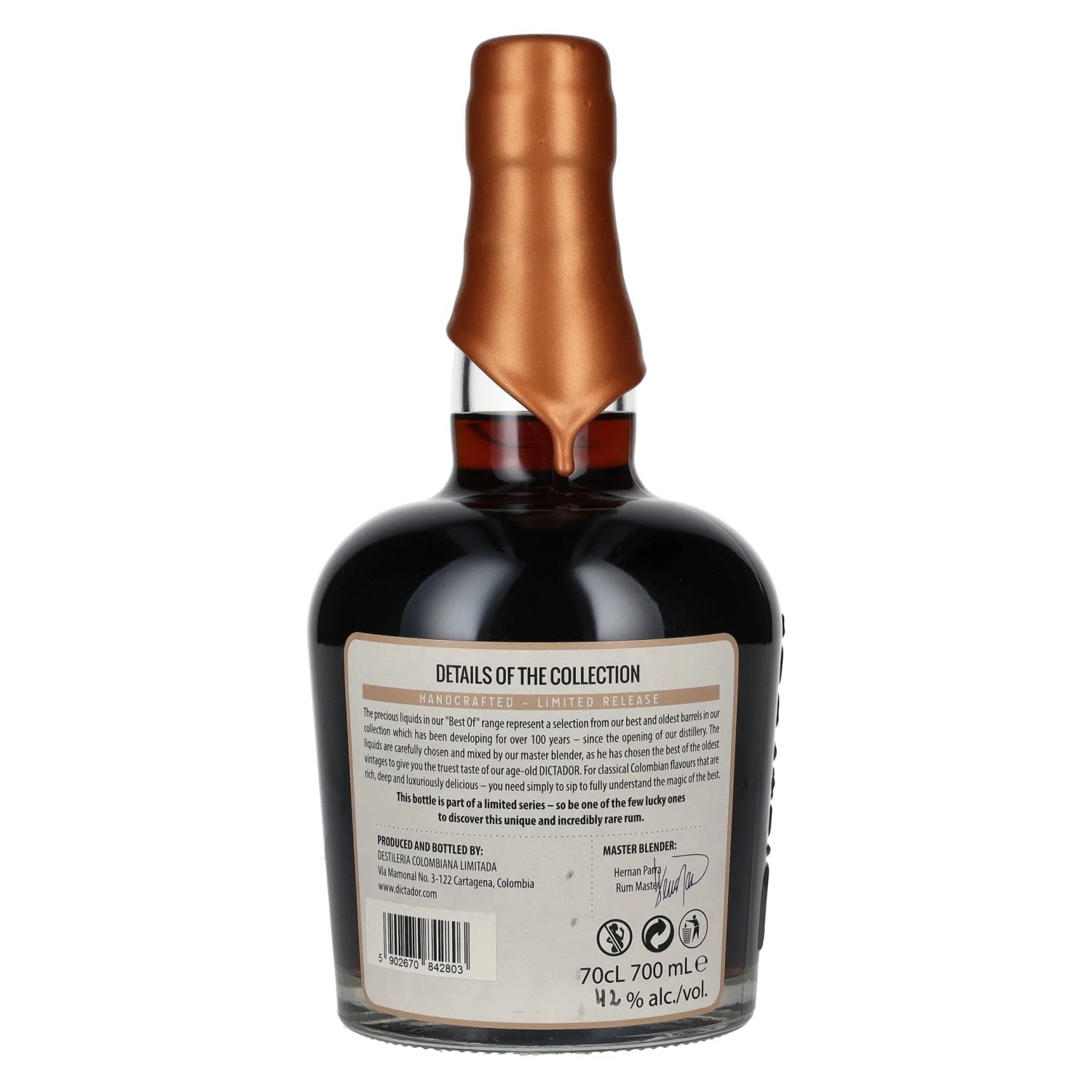 Dictador BEST OF 1979 EXTREMO Colombian Rum Limited Release 42% Vol. 0.7L