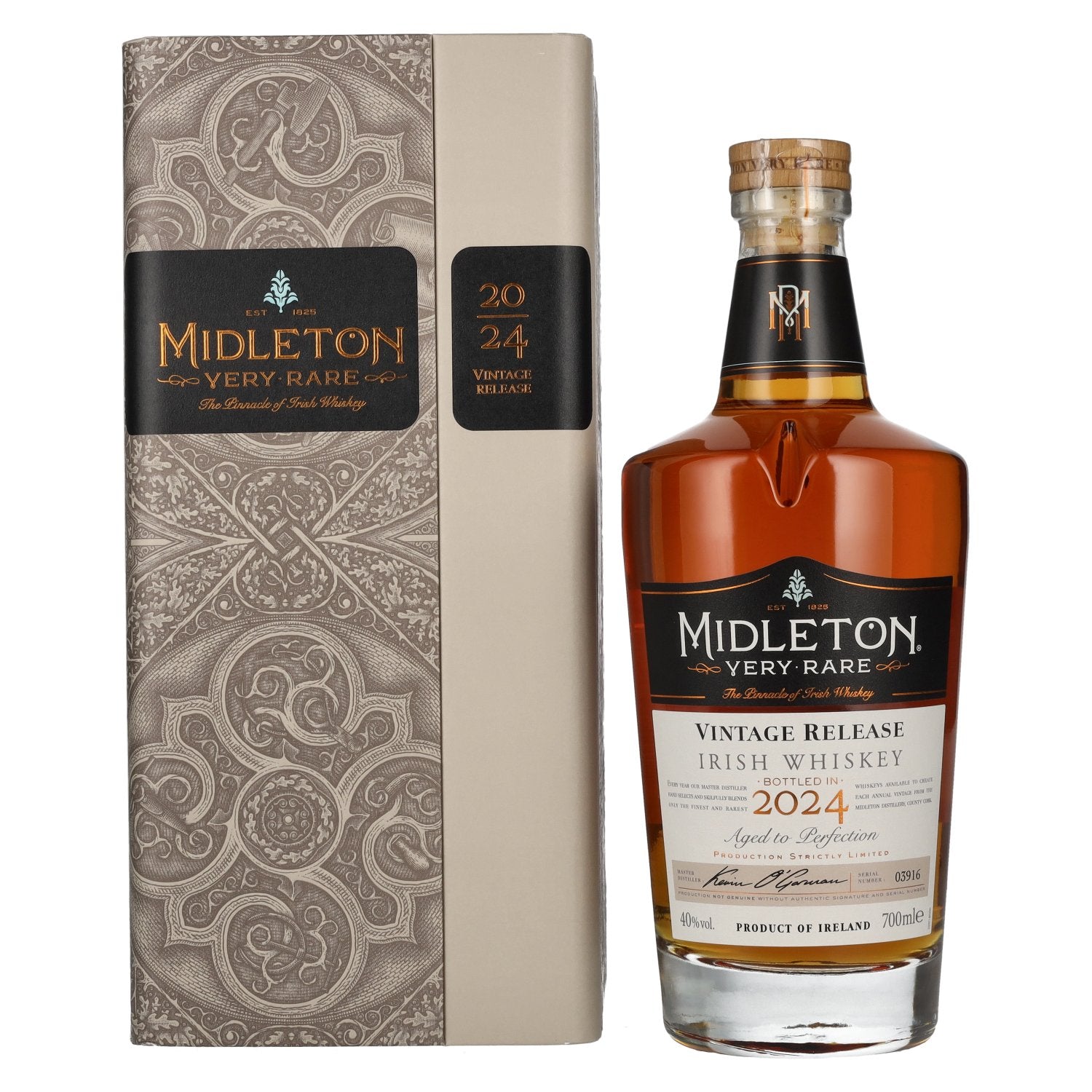 Midleton VERY RARE Irish Whiskey Vintage Release 2024 40% Vol. 0,7l in Holzkiste