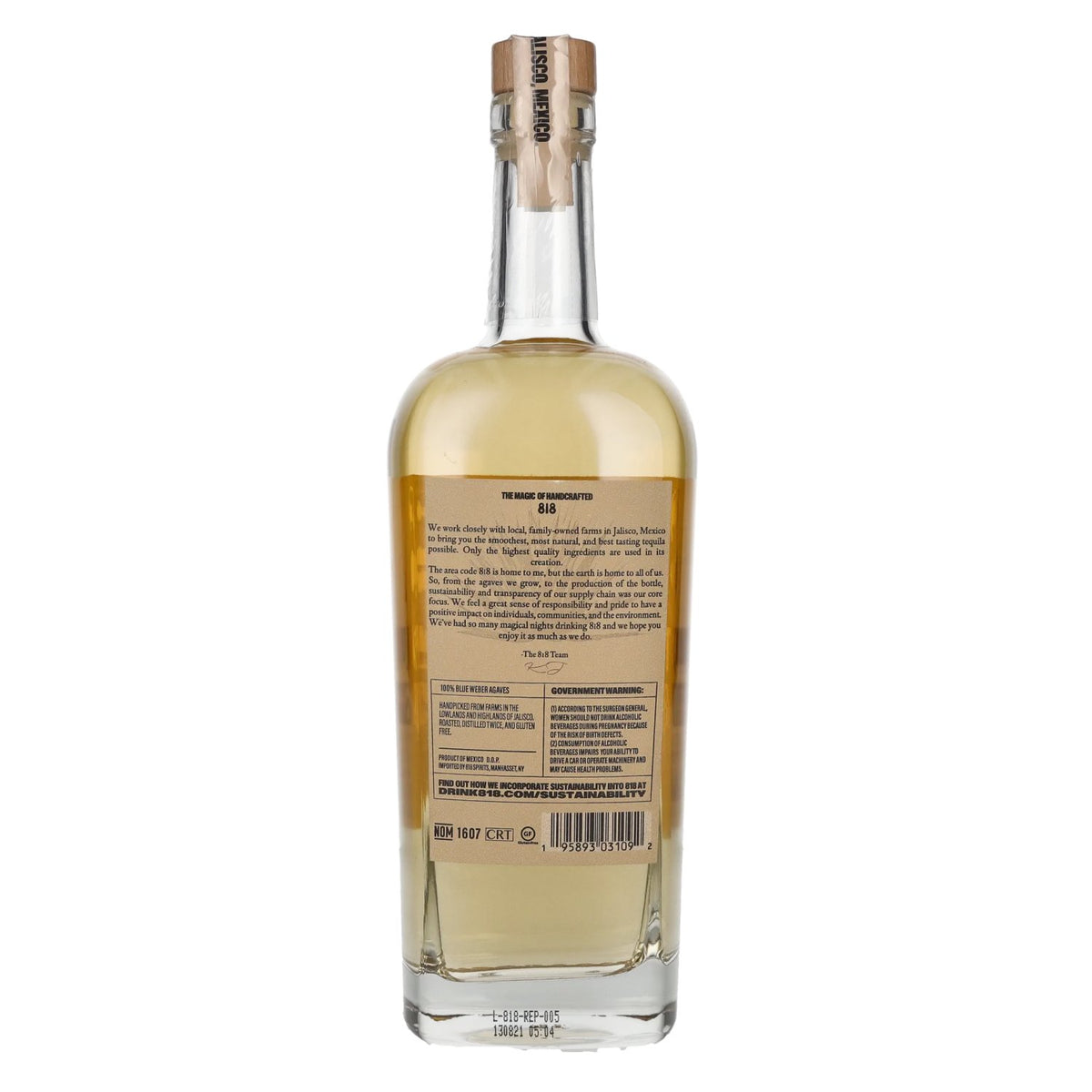 818 Tequila Reposado 100% Agave Azul by Kendall Jenner 40% ABV 0.7l
