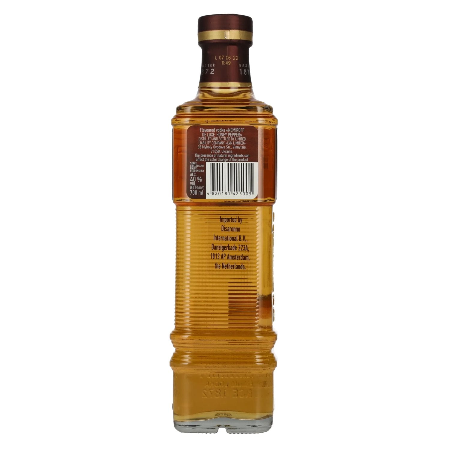 Nemiroff De Luxe HONEY PEPPAR Flavoured Vodka 40% Vol. 0,7l