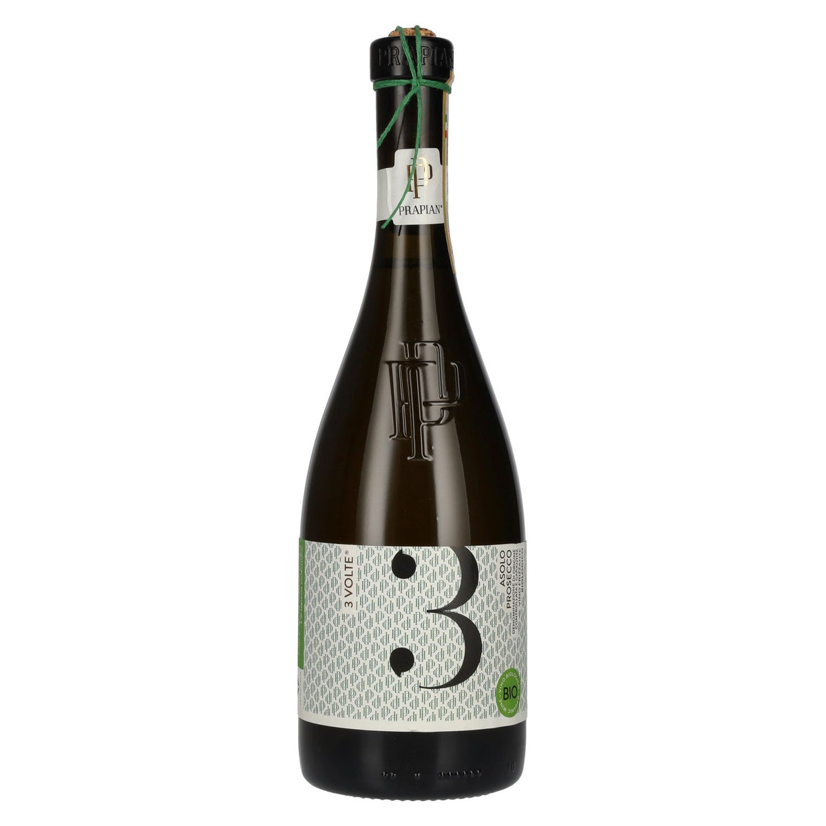 Sacchetto Prapian 3 Volte Asolo Prosecco Organic Sparkling Wine DOCG 11% ABV 0.75l