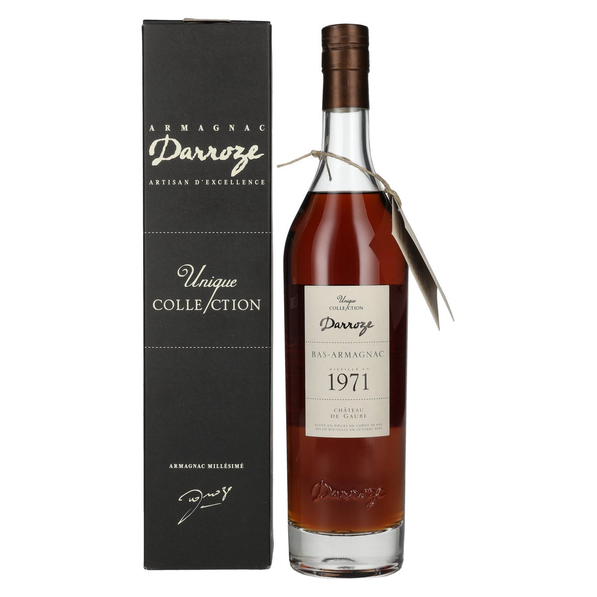 Armagnac Darroze Bas Armagnac Château De Gaube 1971 41% vol. 0.7 l in a gift box