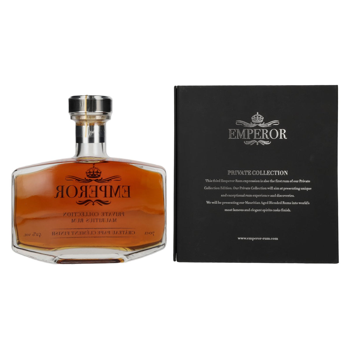 Emperor Mauritius Rum PRIVATE COLLECTION Château Pape Clément Finish 42% vol. 0.7 l in a gift box