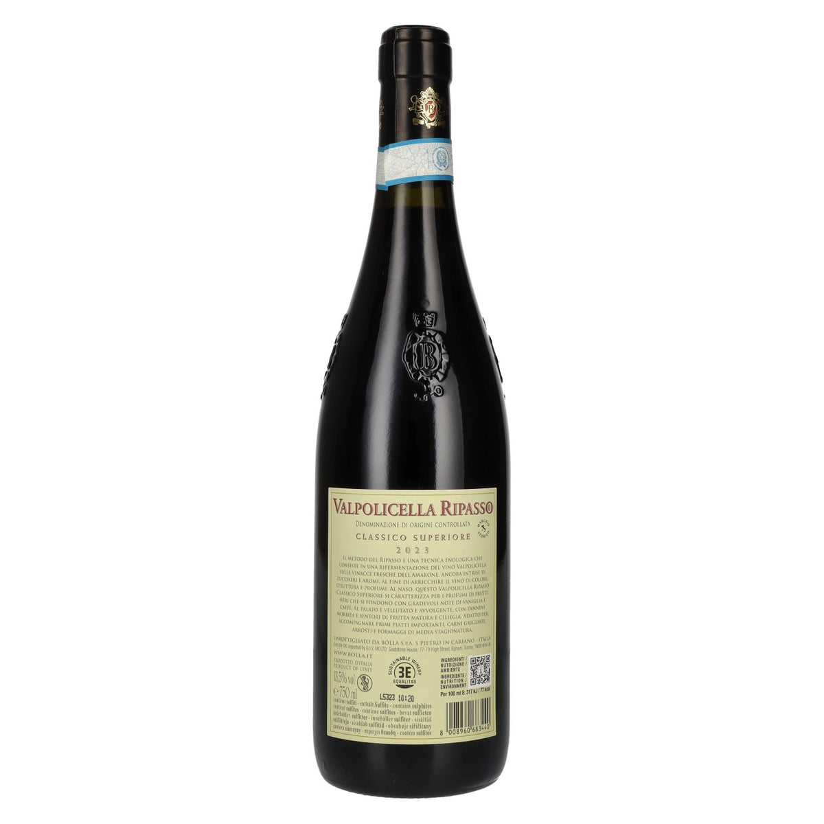 Bolla Ripasso Valpolicella Classico Superiore DOC 2023 13.5% vol. 0.75 l