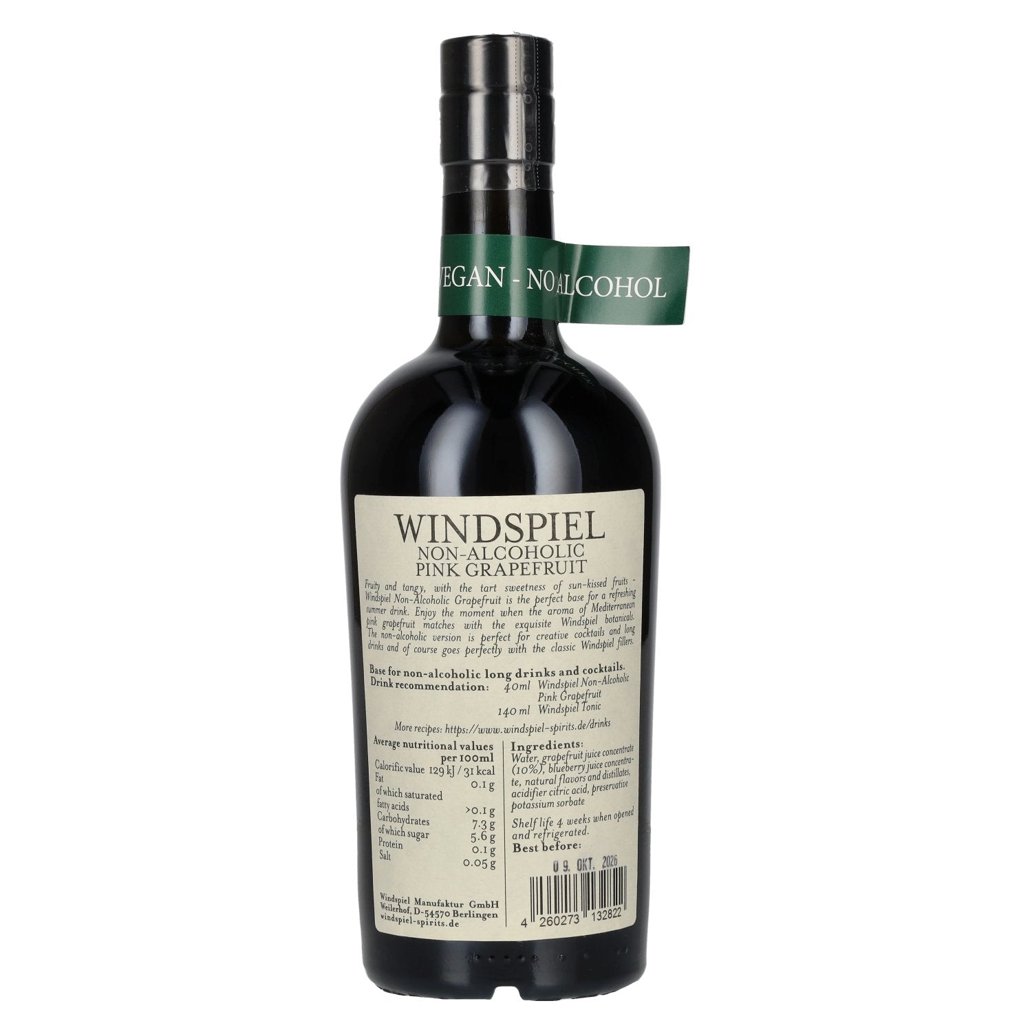 Windspiel Pink Grapefruit Alkoholfrei 0,5l