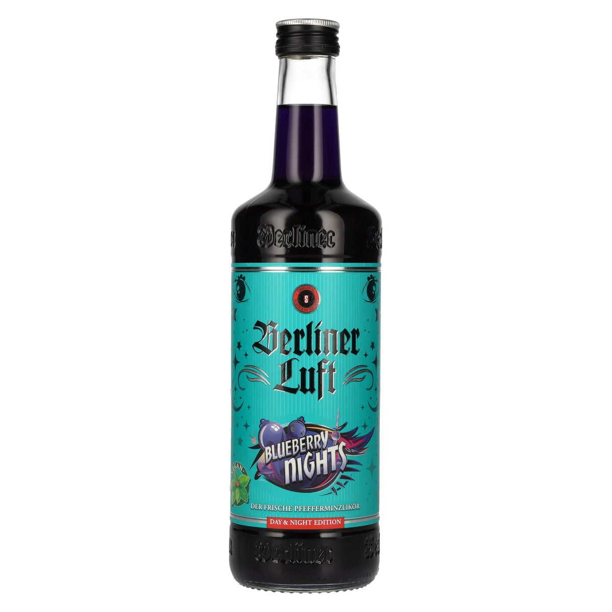 Berliner Luft BLUEBERRY NIGHT Fresh Peppermint Liqueur 18% vol. 0.7 l