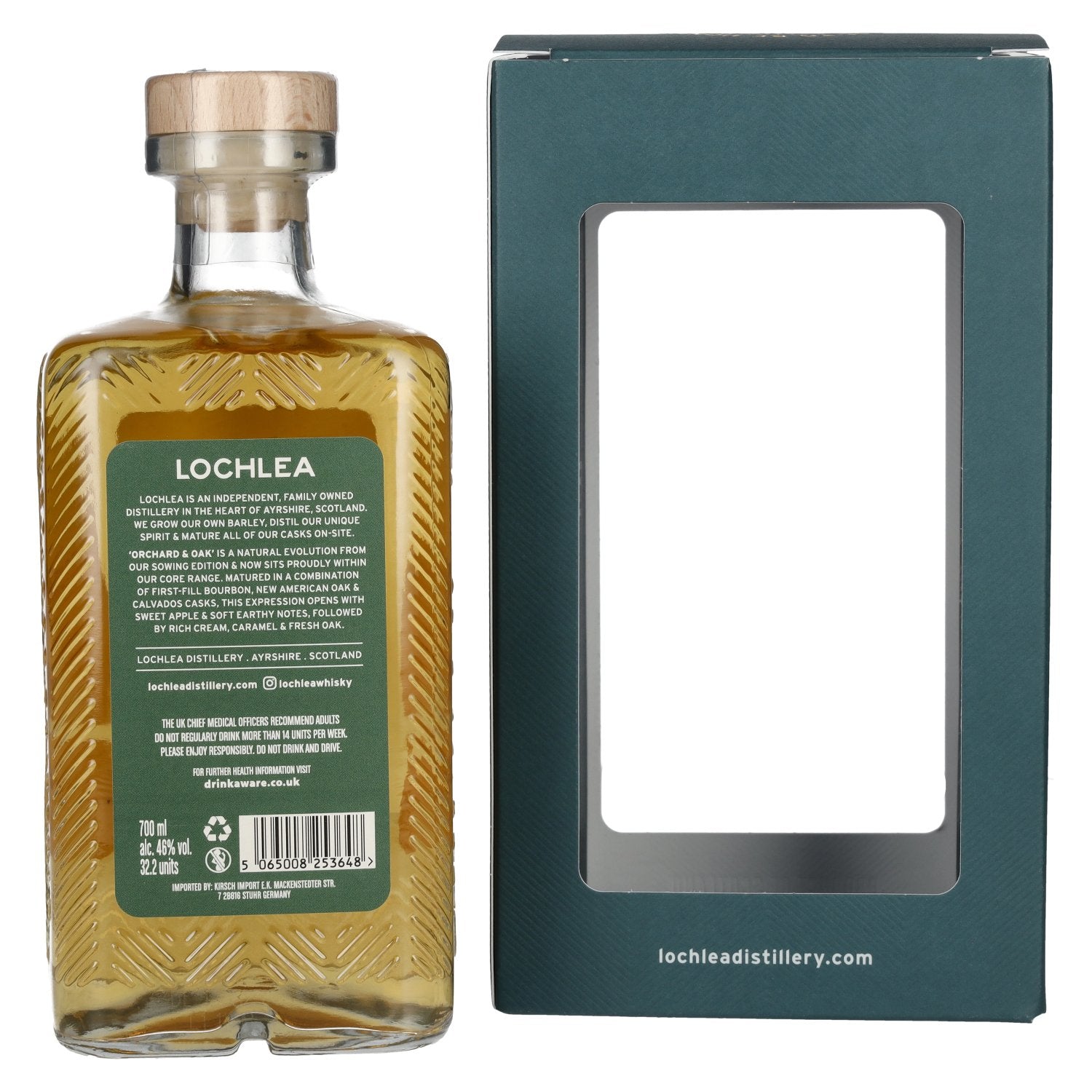 Lochlea ORCHARD & OAK Single Estate Single Malt Scotch Whisky 46% Vol. 0,7l in Geschenkbox