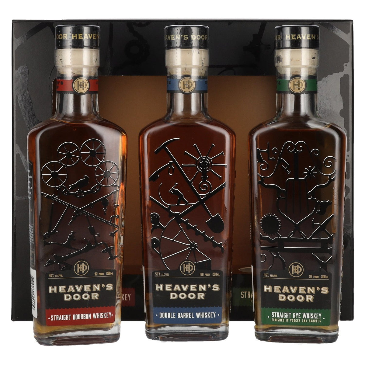 Heaven's Door Trilogy Collection Gift Set 47.3% Vol. 3x0.2l