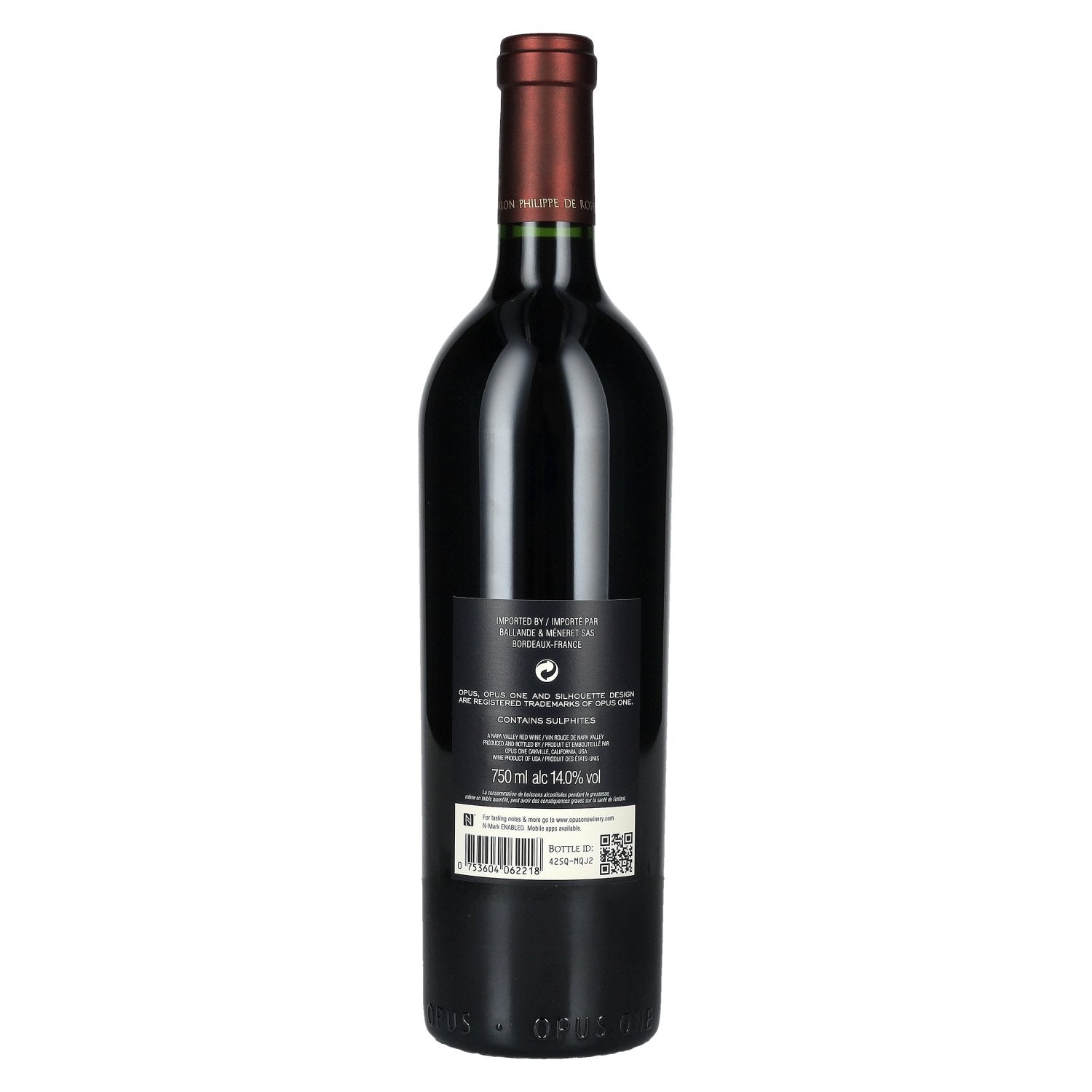 Robert Mondavi & Baron Philippe de Rothschild Opus One 2021 14% Vol. 0,75l
