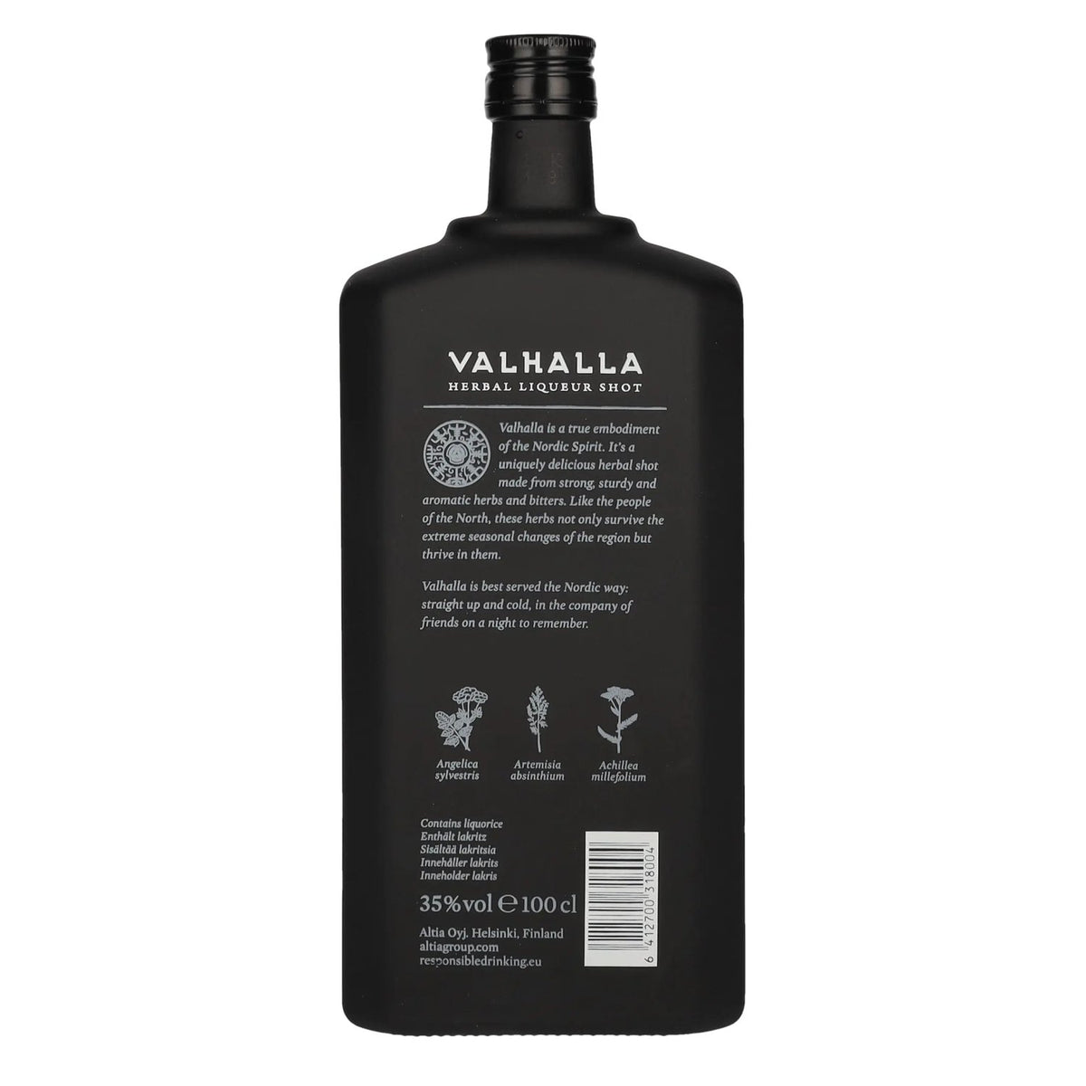 Koskenkorva VALHALLA Herbal Liqueur 35% ABV 1l