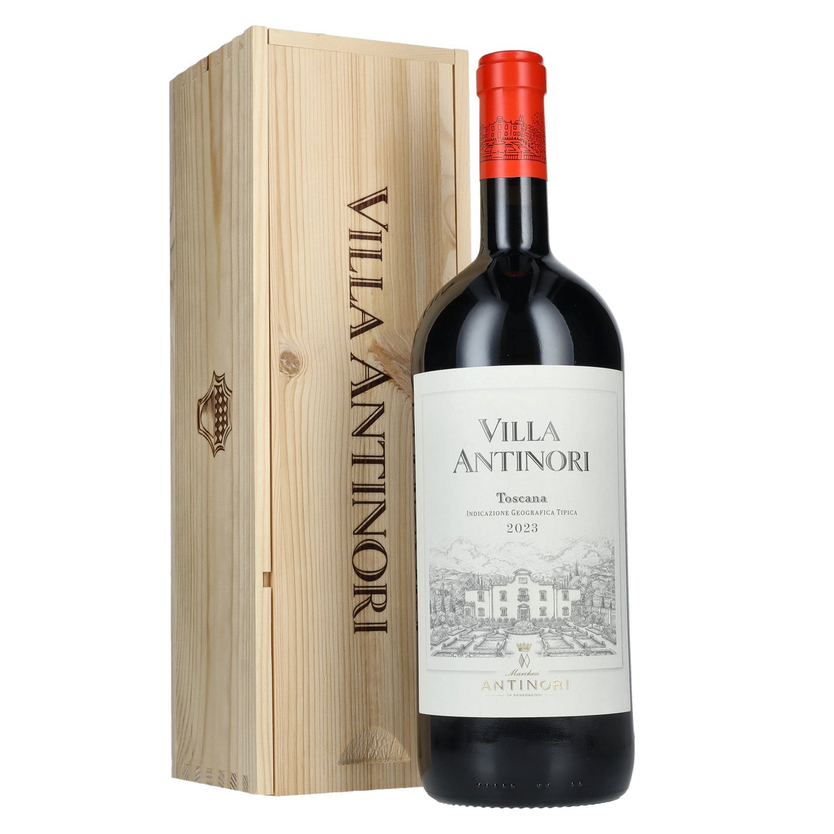 Marchesi Antinori Villa Antinori Toscana IGT 2023 13.5% Vol. 1.5l in wooden case