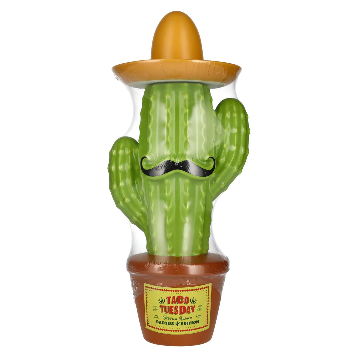 Taco Tuesday Tequila Blanco 100% Agave CACTUS Edition 40% Vol. 0.7l