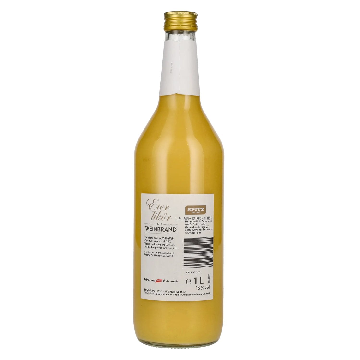 Spitz Advocaat with Brandy 16% Vol. 1l