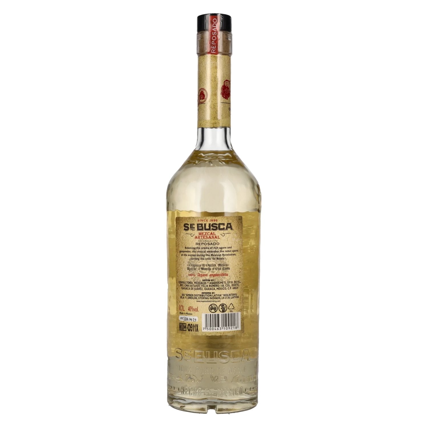 Se Busca Mezcal Artesanal REPOSADO 40% Vol. 0,7l