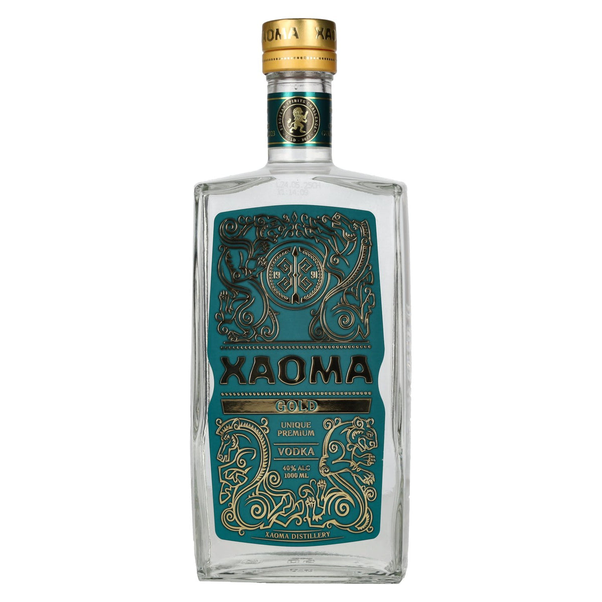 Xaoma Gold Unique Premium Vodka 40% vol. 1 litre