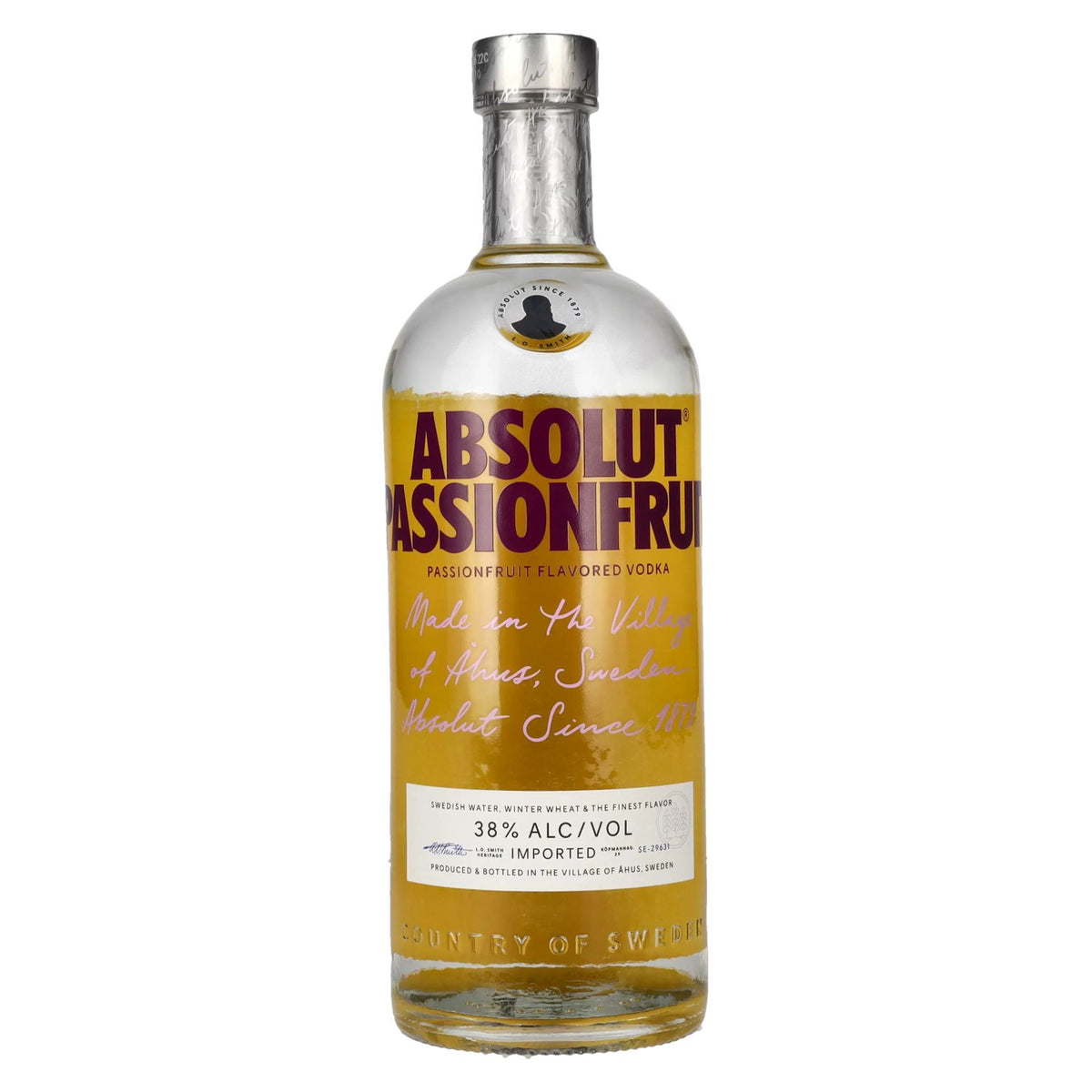 Absolut PASSIONFRUIT Flavoured Vodka 38% vol. 1 litre