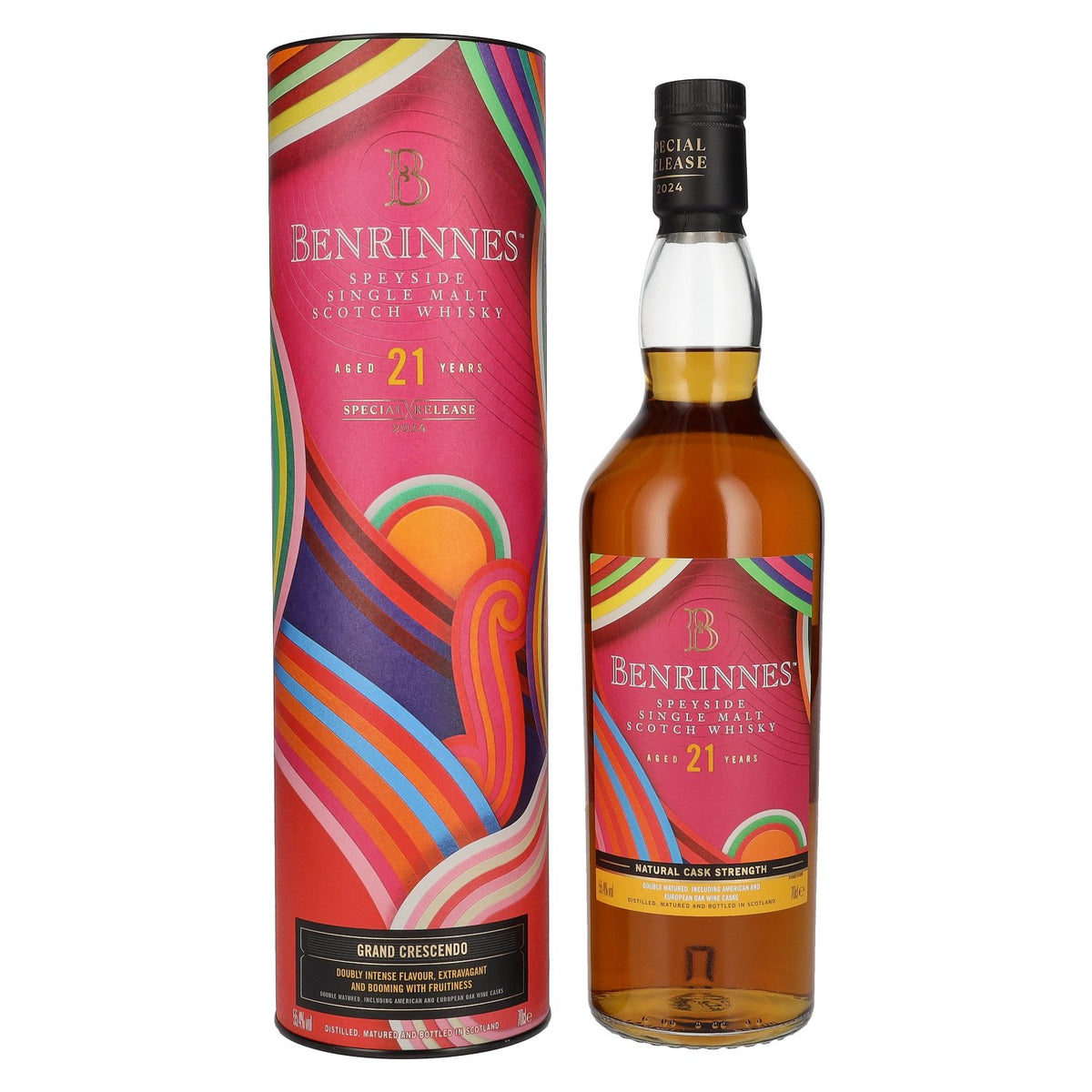 Benrinnes 21-Year-Old Grand Crescendo Single Malt Special Release 2024, 55.4% ABV, 0.7l, in a gift box