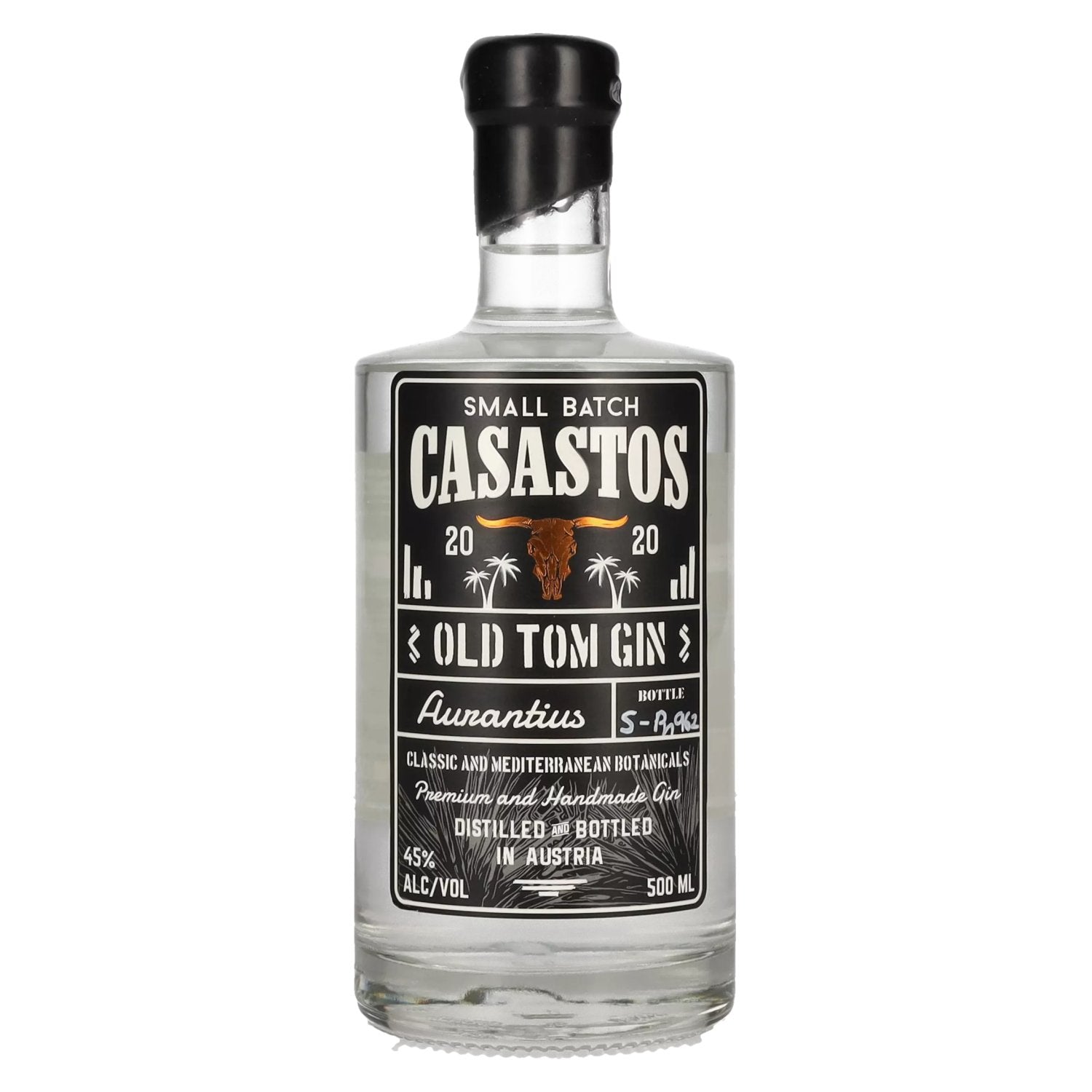 CASASTOS Old Tom Gin Small Batch Aurantius 45% Vol. 0,5l