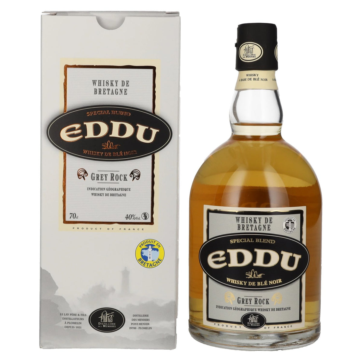 Eddu Grey Rock Special Blend Whisky 40% Vol. 0.7l in gift box