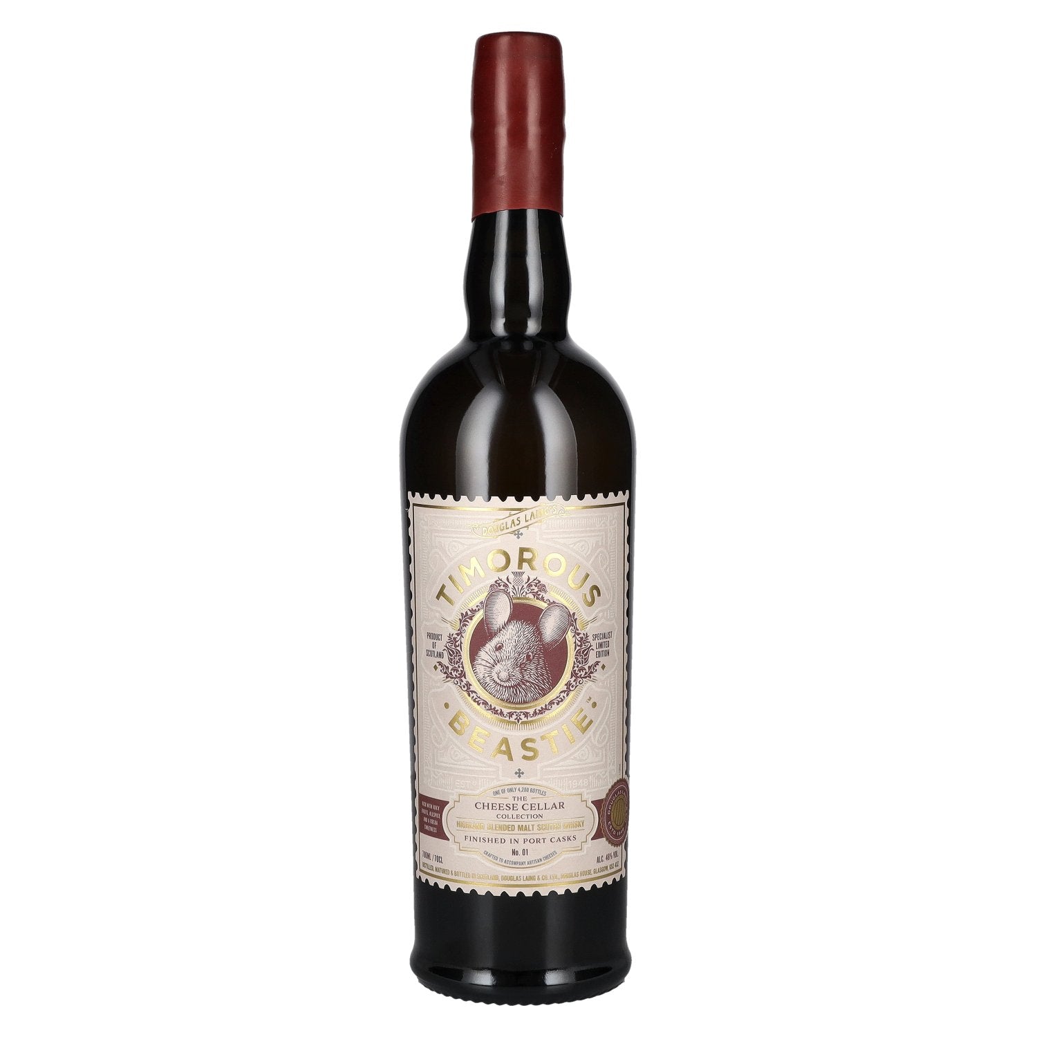 Douglas Laing TIMOROUS BEASTIE Cheese Cellar Port Cask Finish Limited Edition 48% Vol. 0,7l