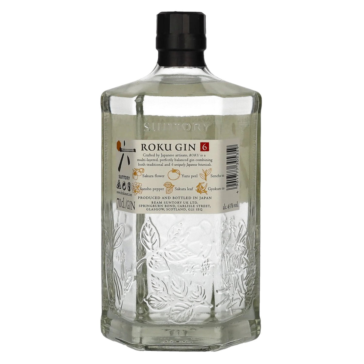 Roku Gin The Japanese Craft Gin 43% Vol. 0.7l