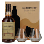The Balvenie 14 Years Old Caribbean Cask Finish 43% Vol. 0.7l in gift box with 2 glasses