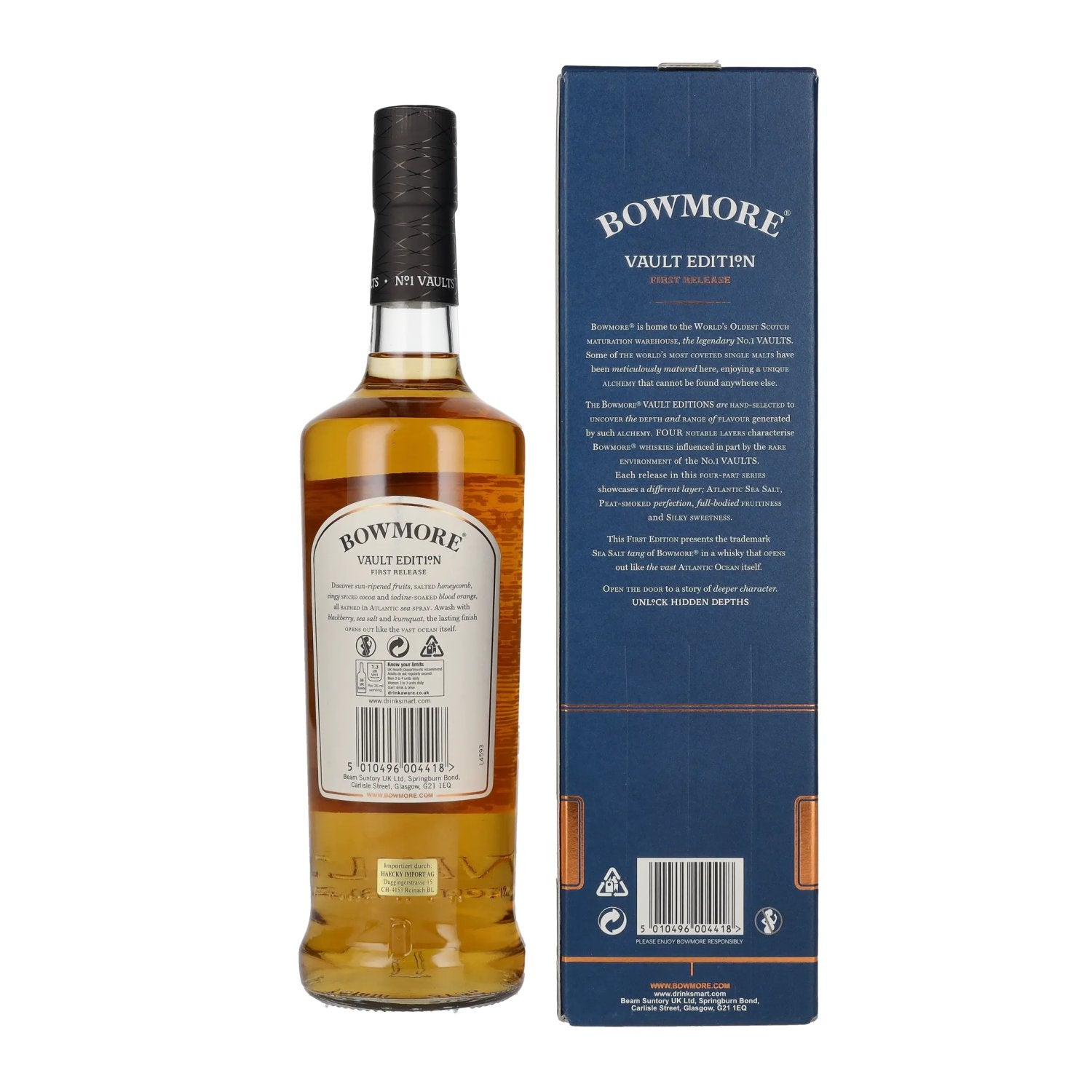 Bowmore VAULT EDITION Atlantic Sea Salt FIRST RELEASE 51.5% Vol. 0.7L in gift box