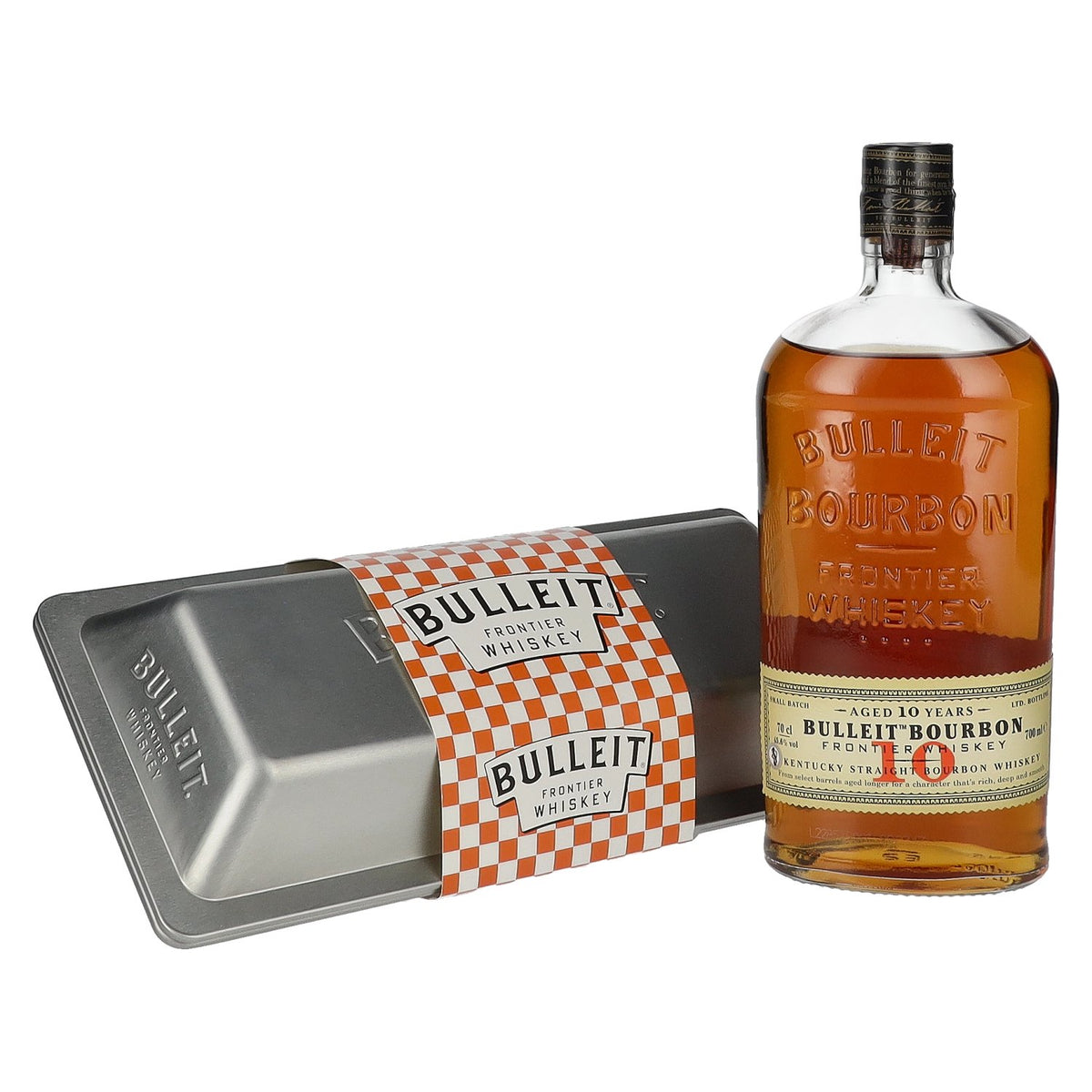 Bulleit Bourbon 10 Years Old FRONTIER WHISKEY 45.6% Vol. 0.7l in Lunch Box