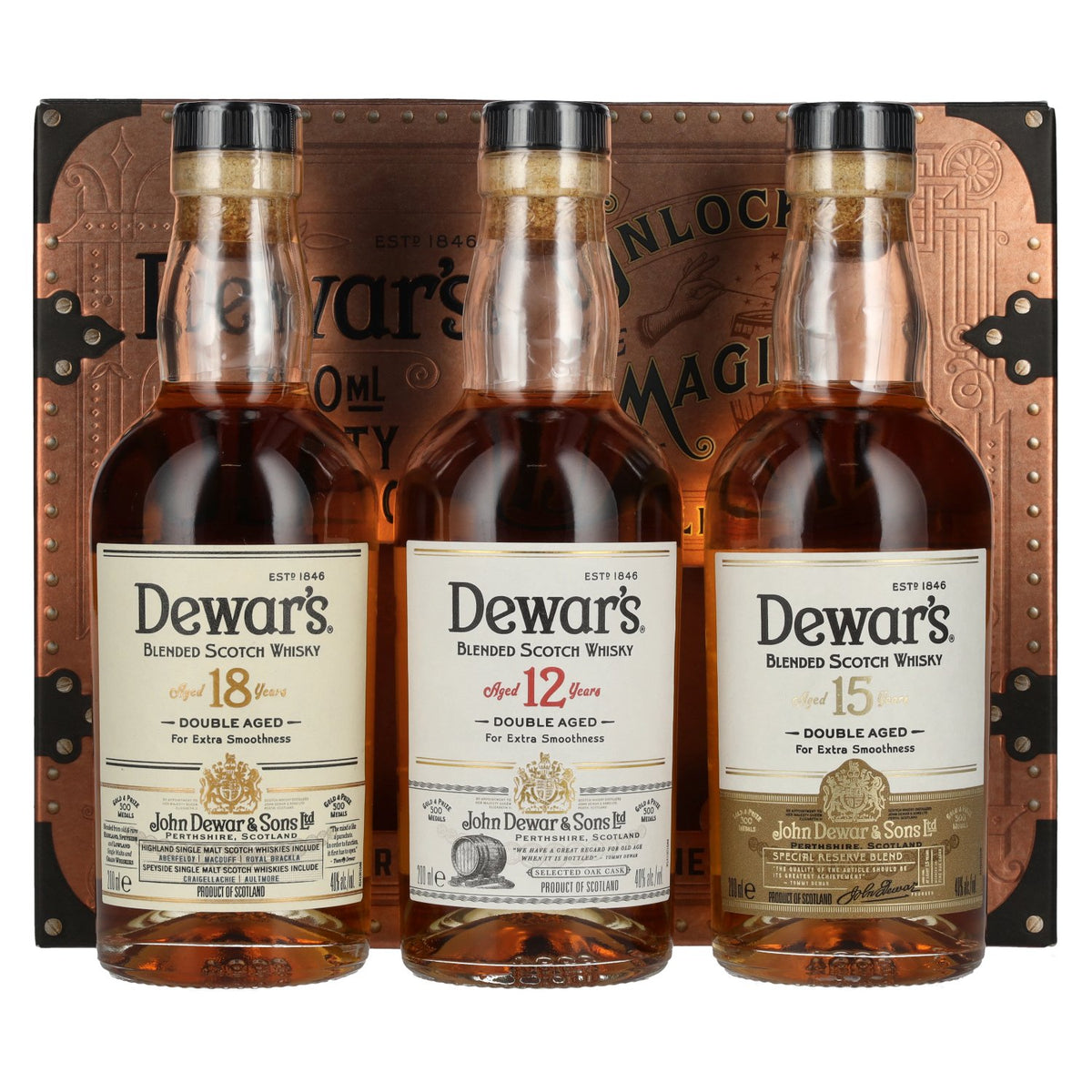 Dewar's Variety Collection 40% Vol. 3x0,2l in Geschenkbox