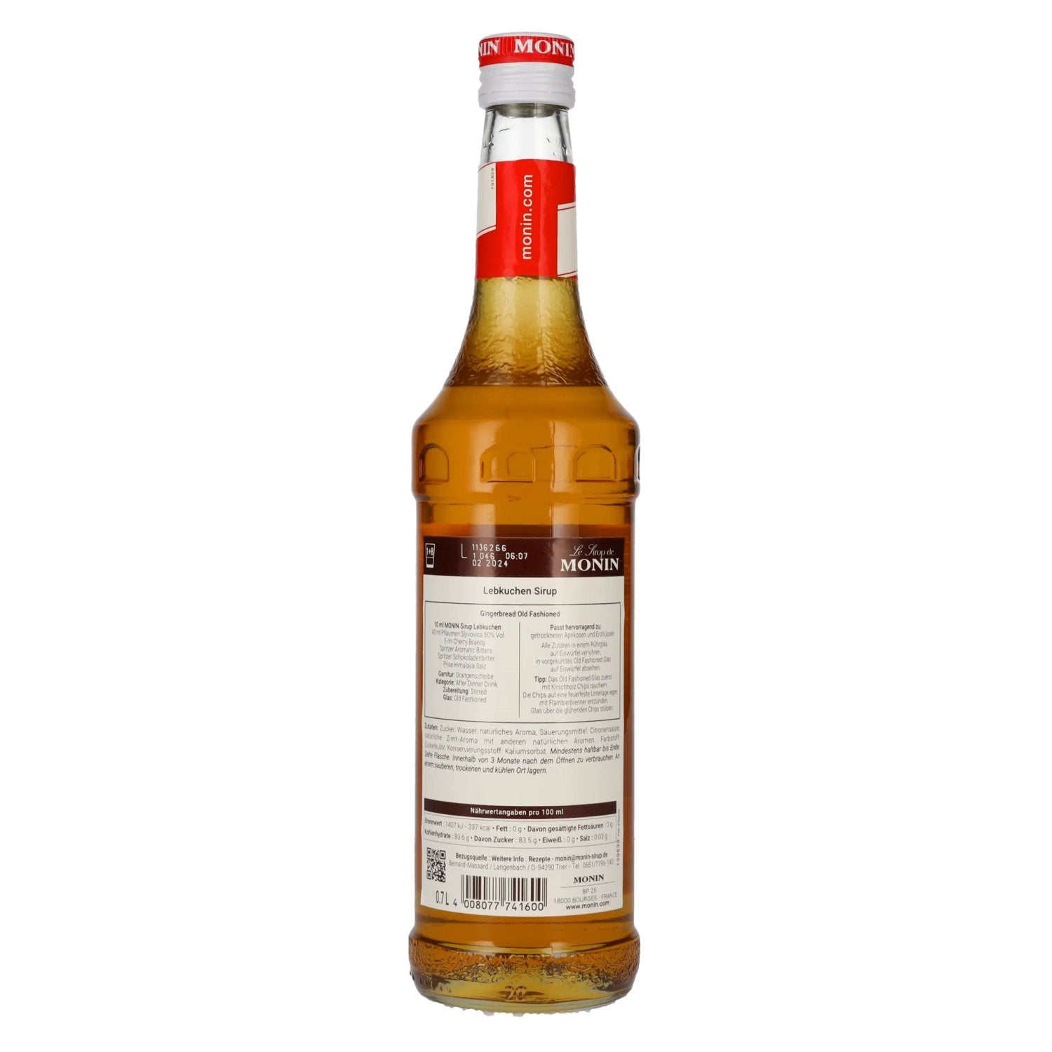 Monin Gingerbread Syrup 0.7l