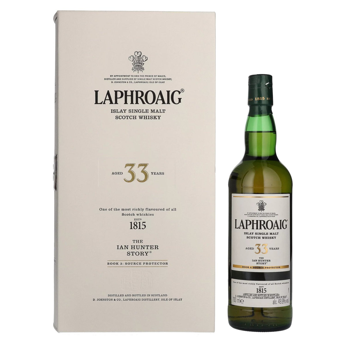 Laphroaig 33 Years Old The Ian Hunter Story Book 3: Source Protector Limited Edition 49.9% Vol. 0.7l in Gift Box