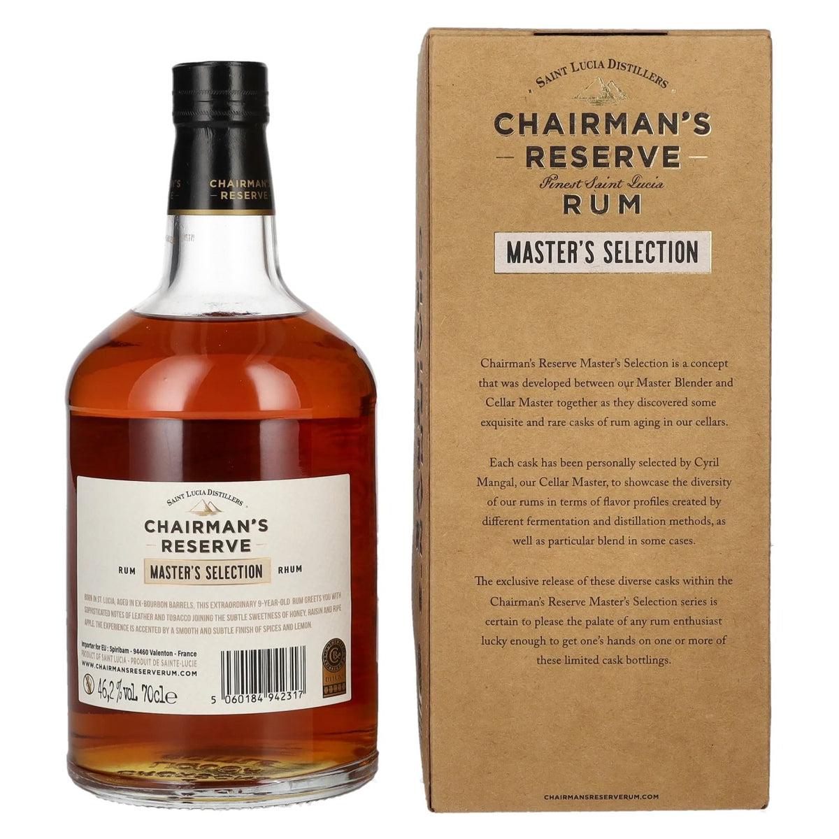 Chairman's Reserve MASTER'S SELECTION German Edition 46,2% Vol. 0,7l in Geschenkbox