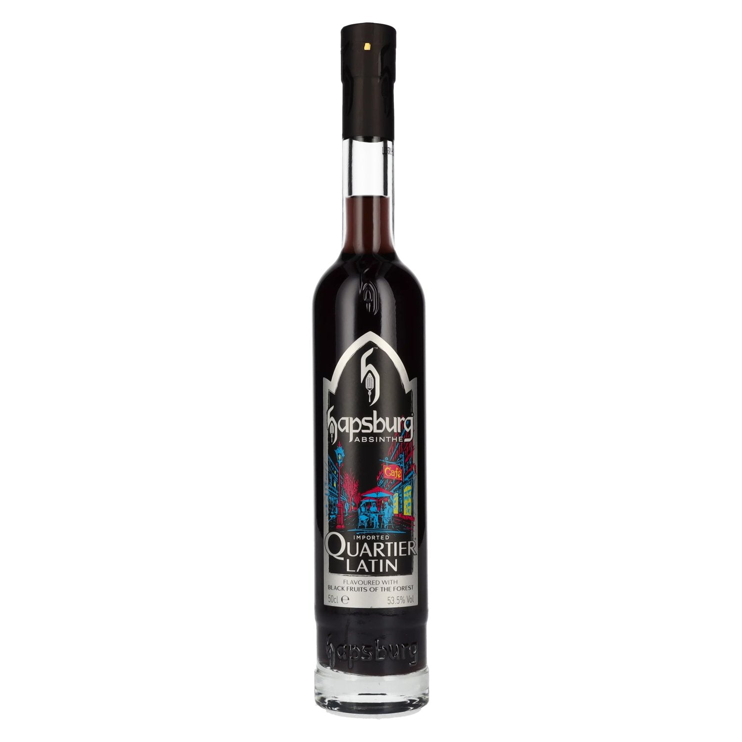 Hapsburg Absinthe QUARTIER LATIN Flavored with Black Forest Fruits 53.5% Vol. 0.5l