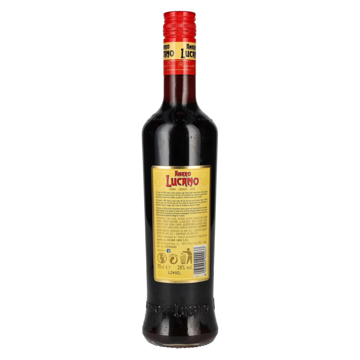 Amaro Lucano 28% ABV 0.7l