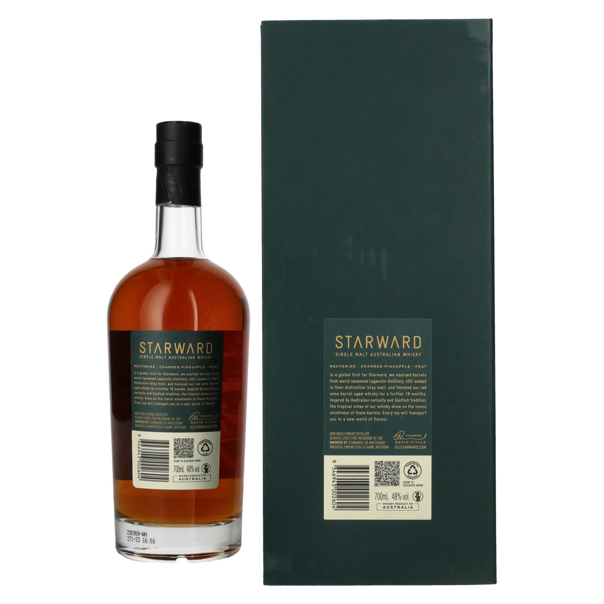 Starward LAGAVULIN Single Malt Australian Whisky 48% Vol. 0,7l in Geschenkbox