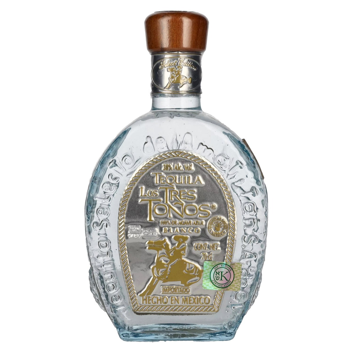 Los Tres Tonos BLANCO Tequila 38% ABV 0.7l