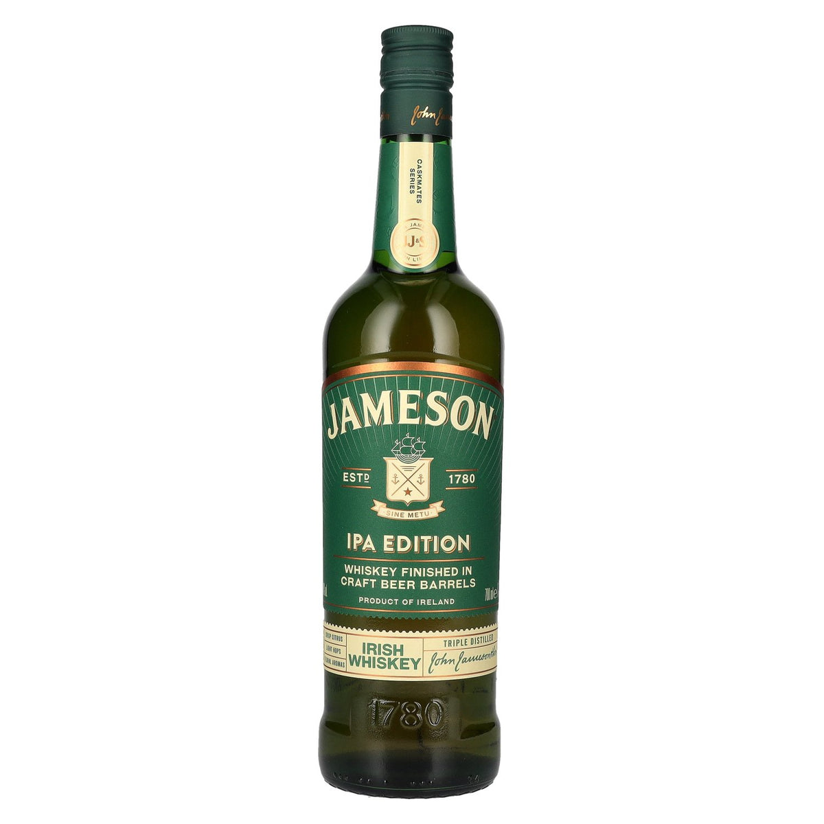 Jameson CASKMATES Triple Distilled Irish Whiskey IPA EDITION 40% Vol. 0.7l