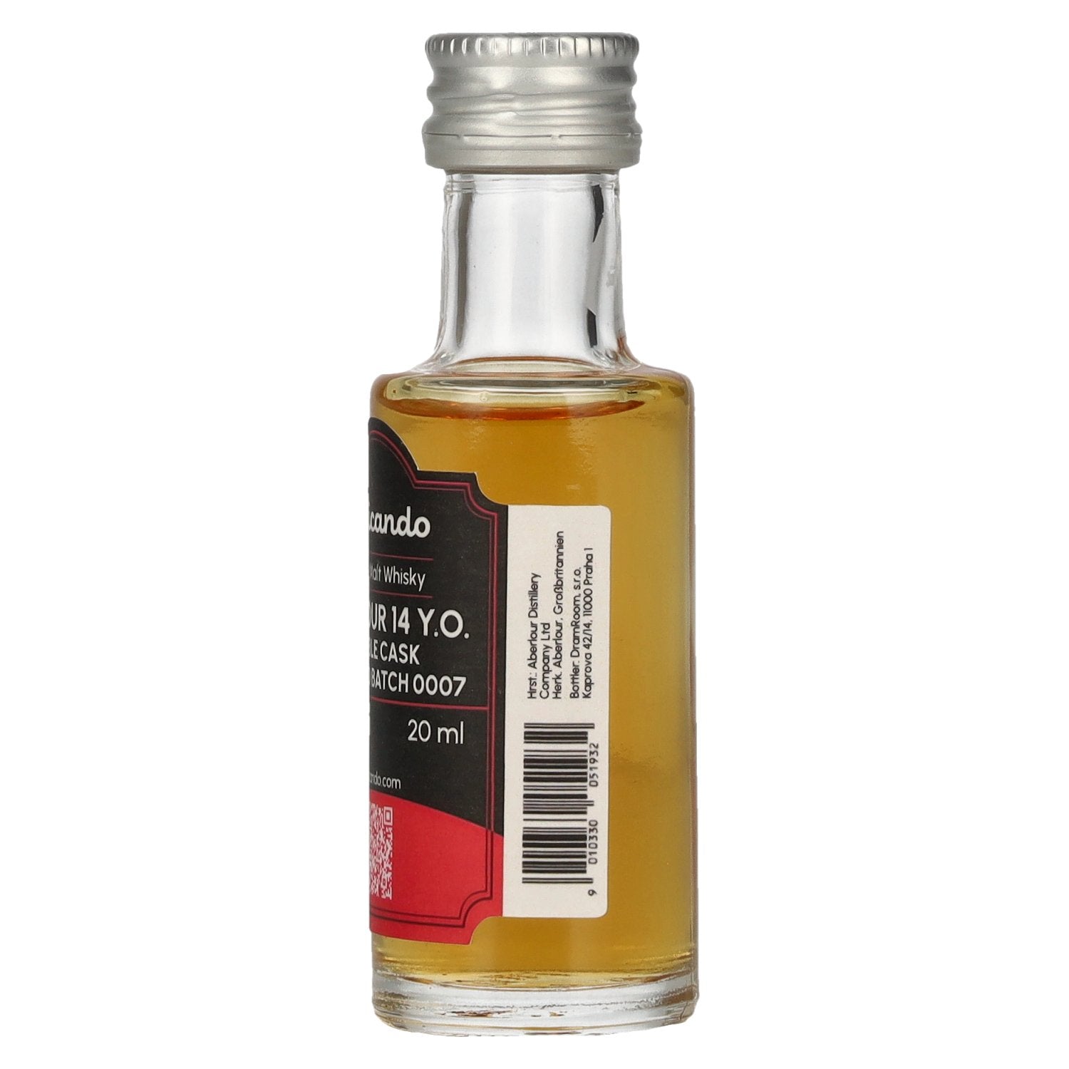 Aberlour 14 Years Old DOUBLE CASK MATURED Batch 0007 40% Vol. 0.02l